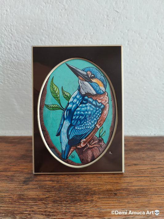 Framed Art Print: King Fisher