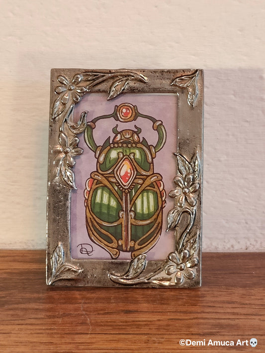 Framed Art Print: Scarab