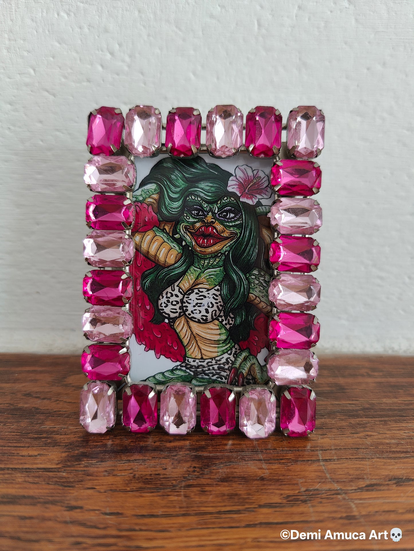 Framed Art Print Greta Gremlin