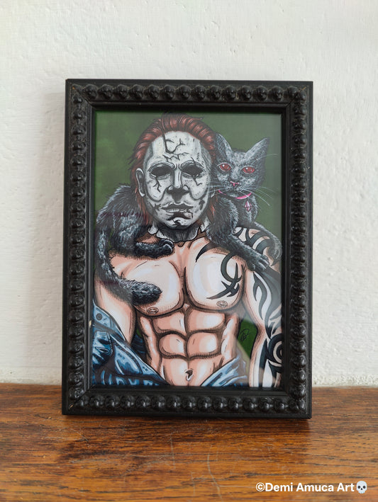 Framed Art Print Michael Myers