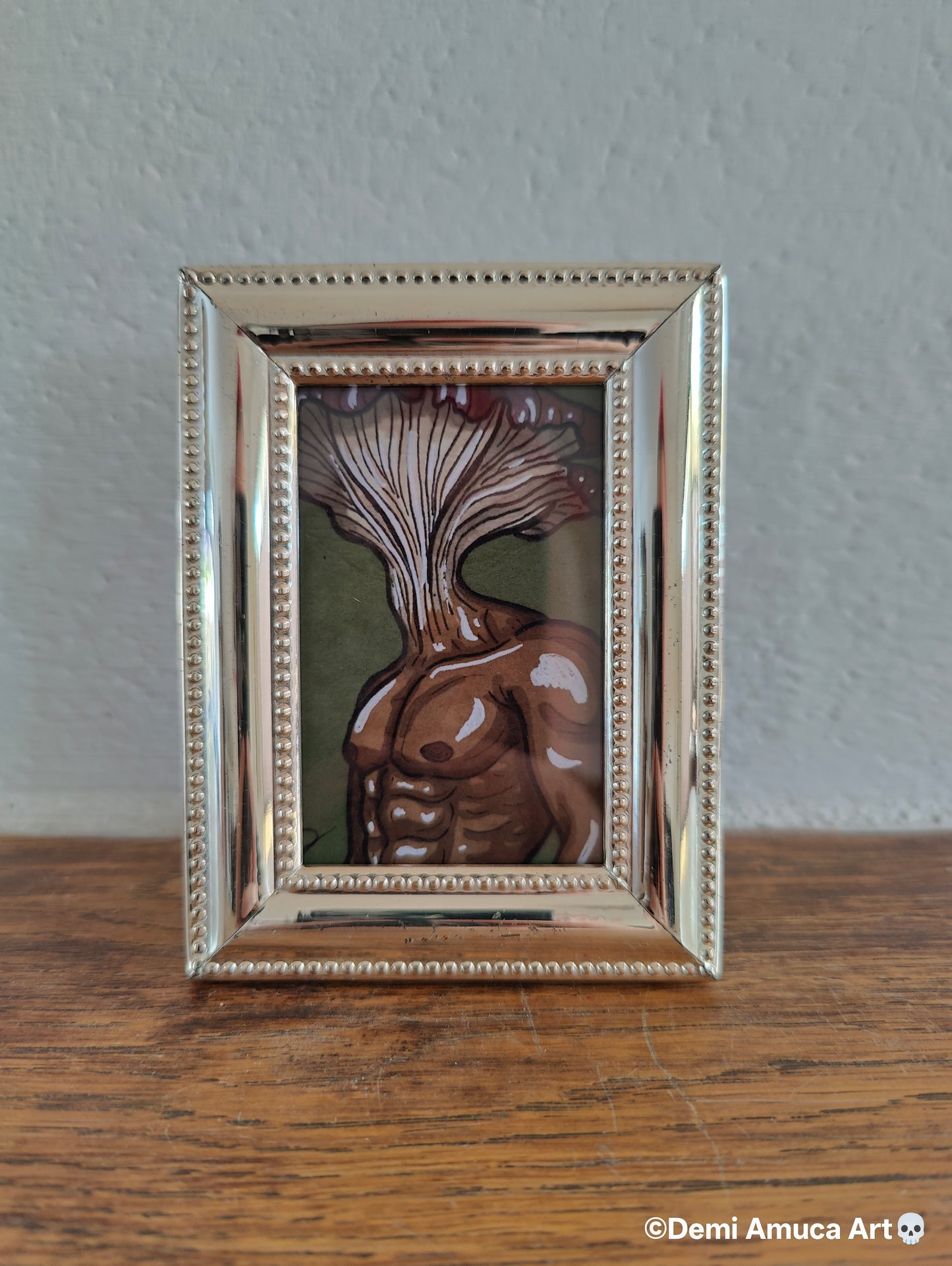 Framed Art Print Oyster Mushroom