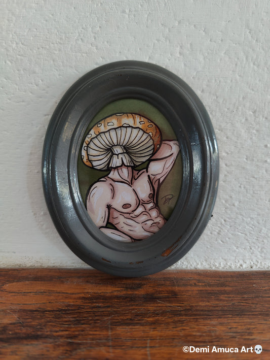 Framed Art Print Deathcap