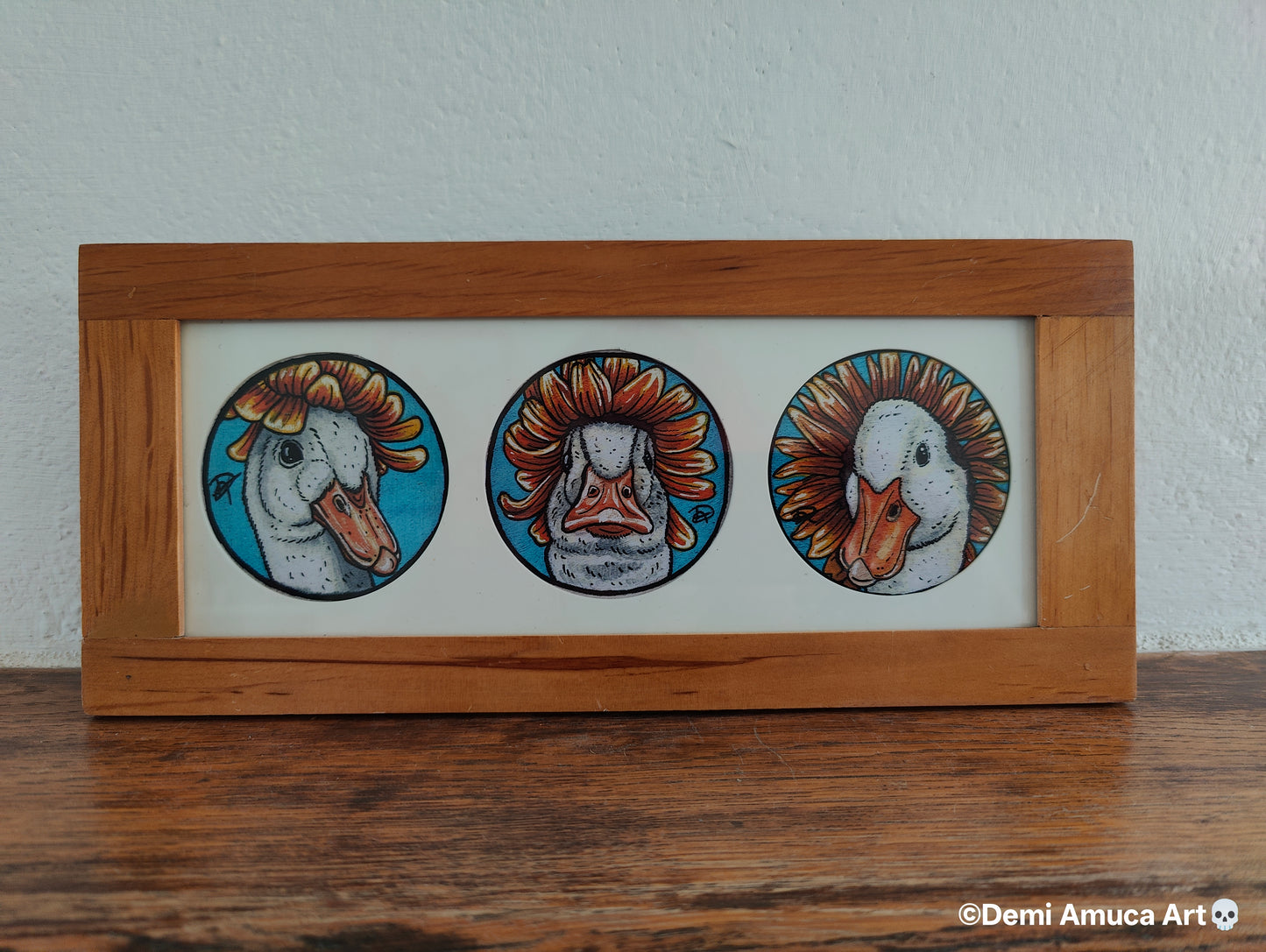Framed Art Print Ducky's
