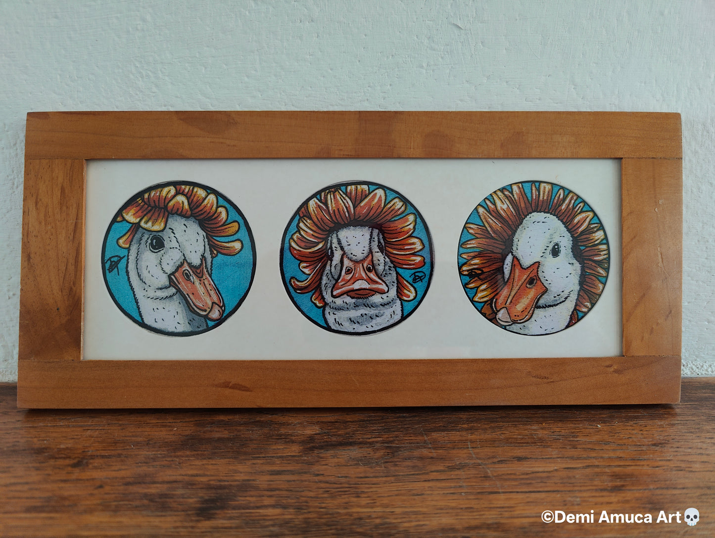 Framed Art Print Ducky's