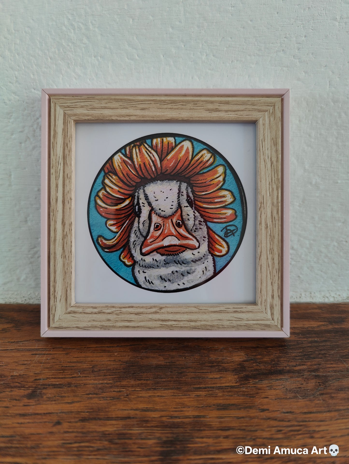 Framed Art Print Ducky's