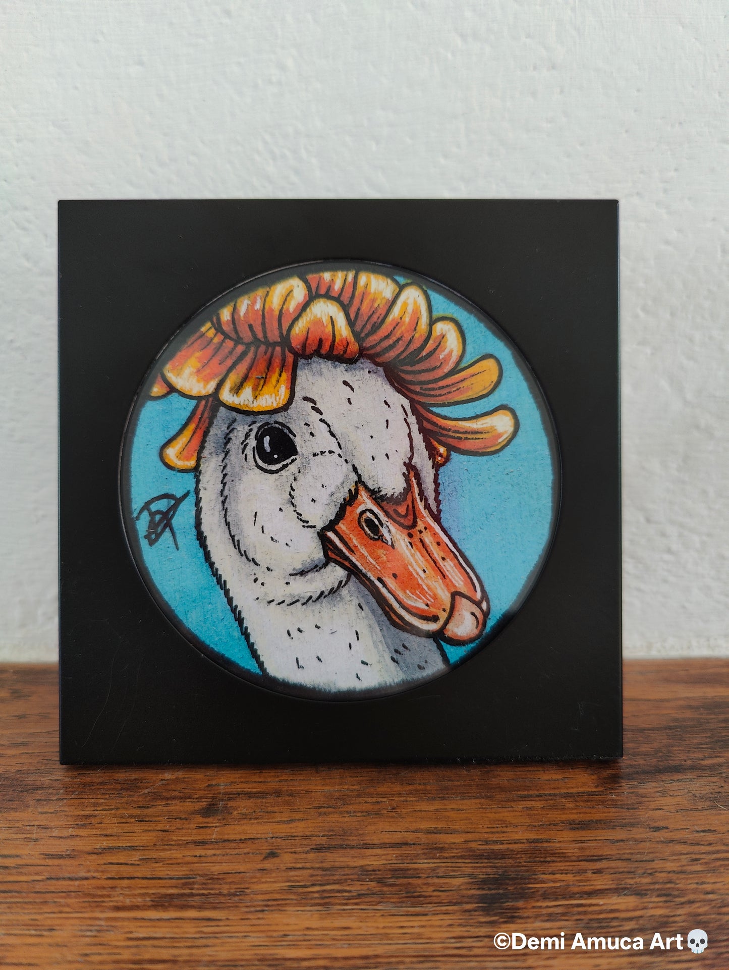 Framed Art Print Ducky's