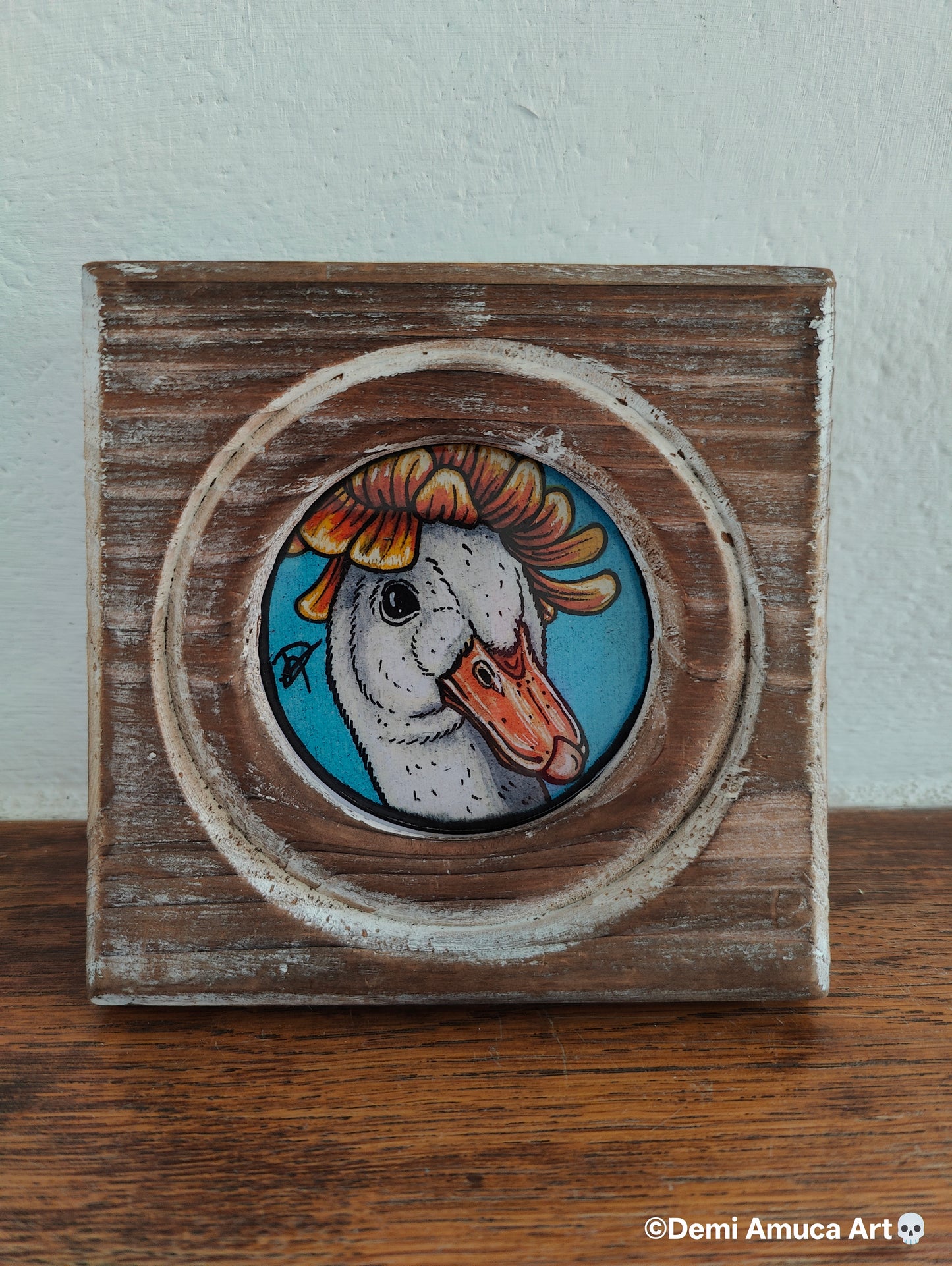 Framed Art Print Ducky's