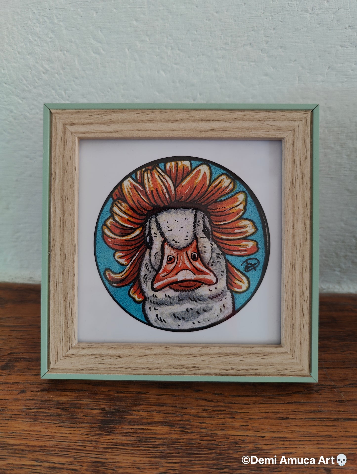 Framed Art Print Ducky's