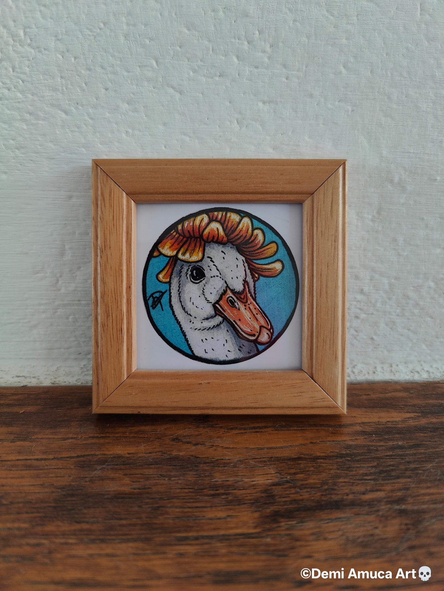 Framed Art Print Ducky's