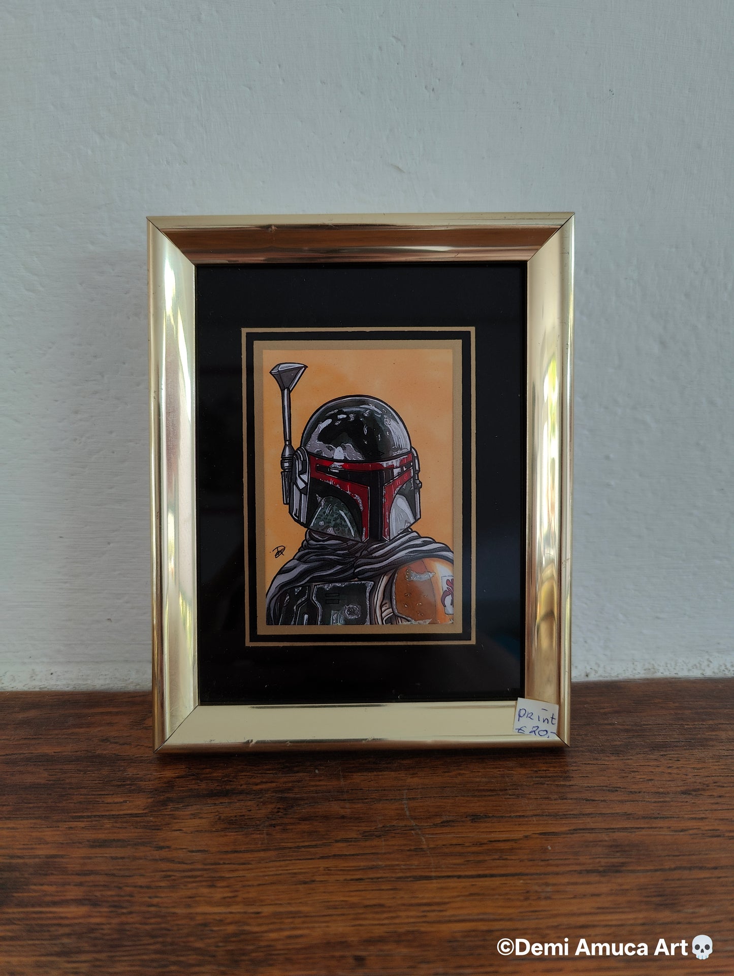 Framed Art Print: Boba Fett