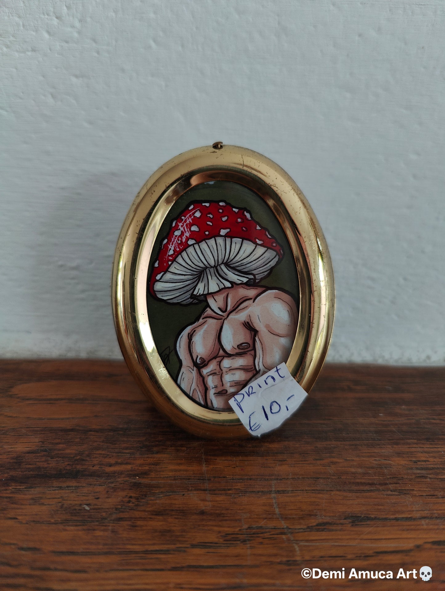 Framed Art Print Amanita Muscaria