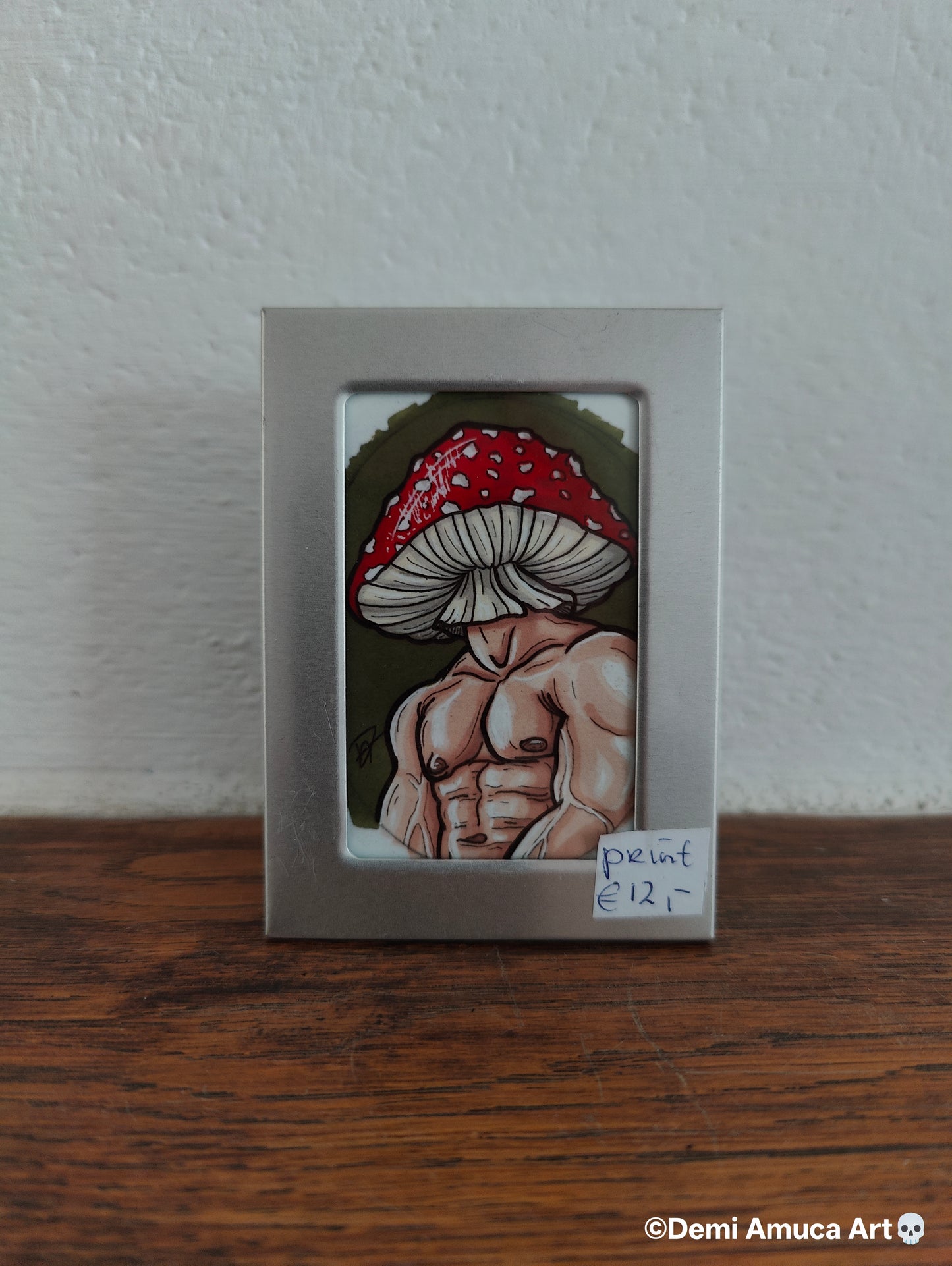 Framed Art Print Amanita Muscaria