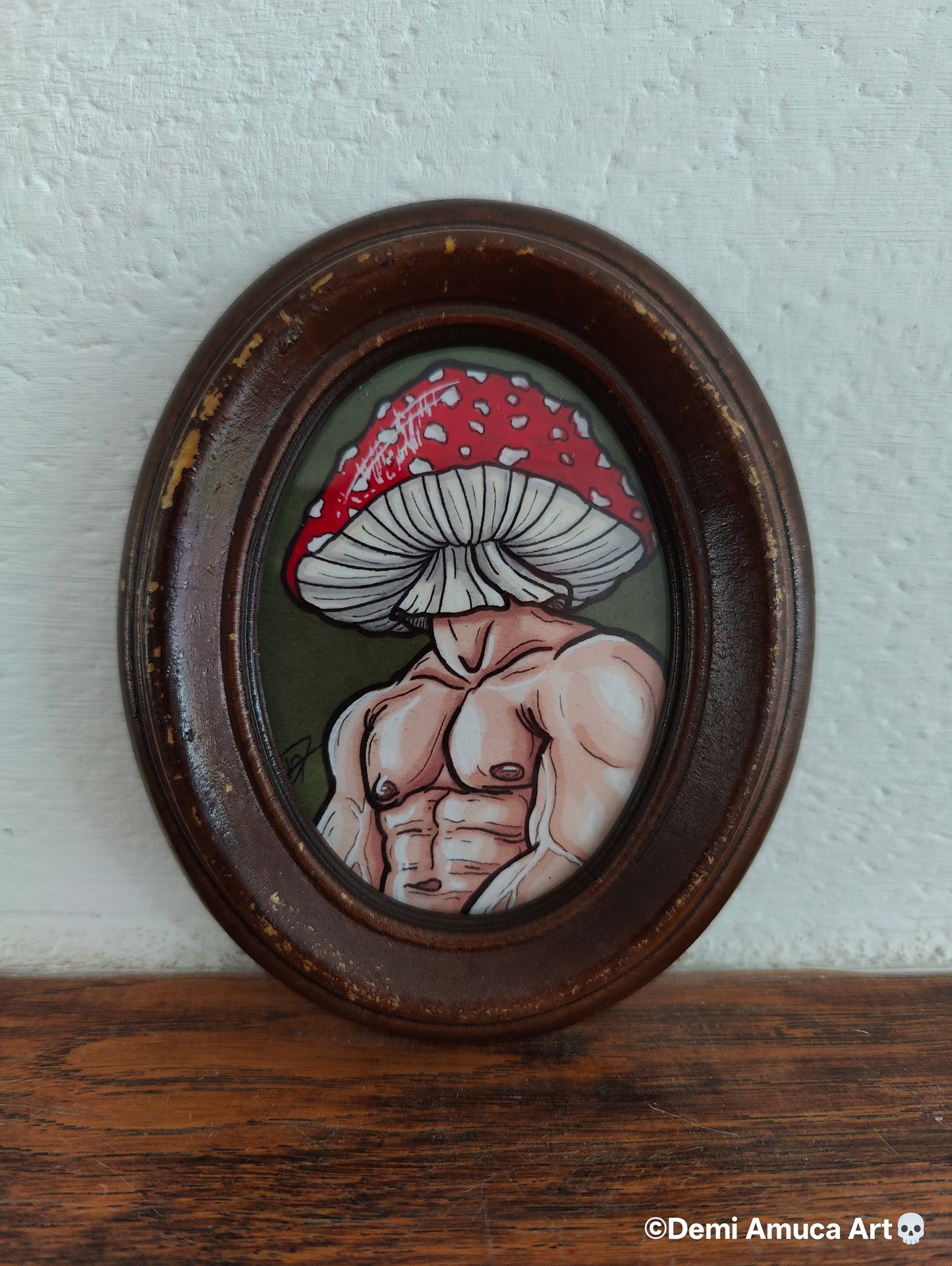 Framed Art Print Amanita Muscaria