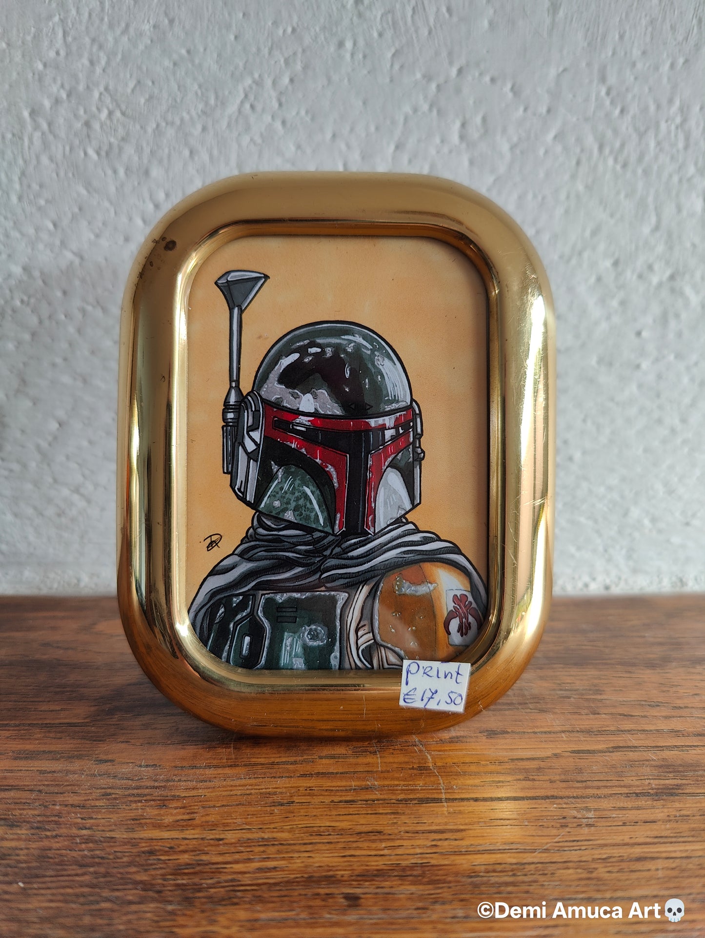 Framed Art Print: Boba Fett
