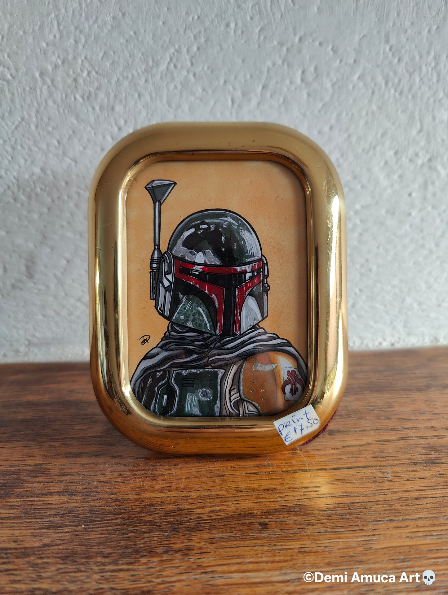Framed Art Print: Boba Fett