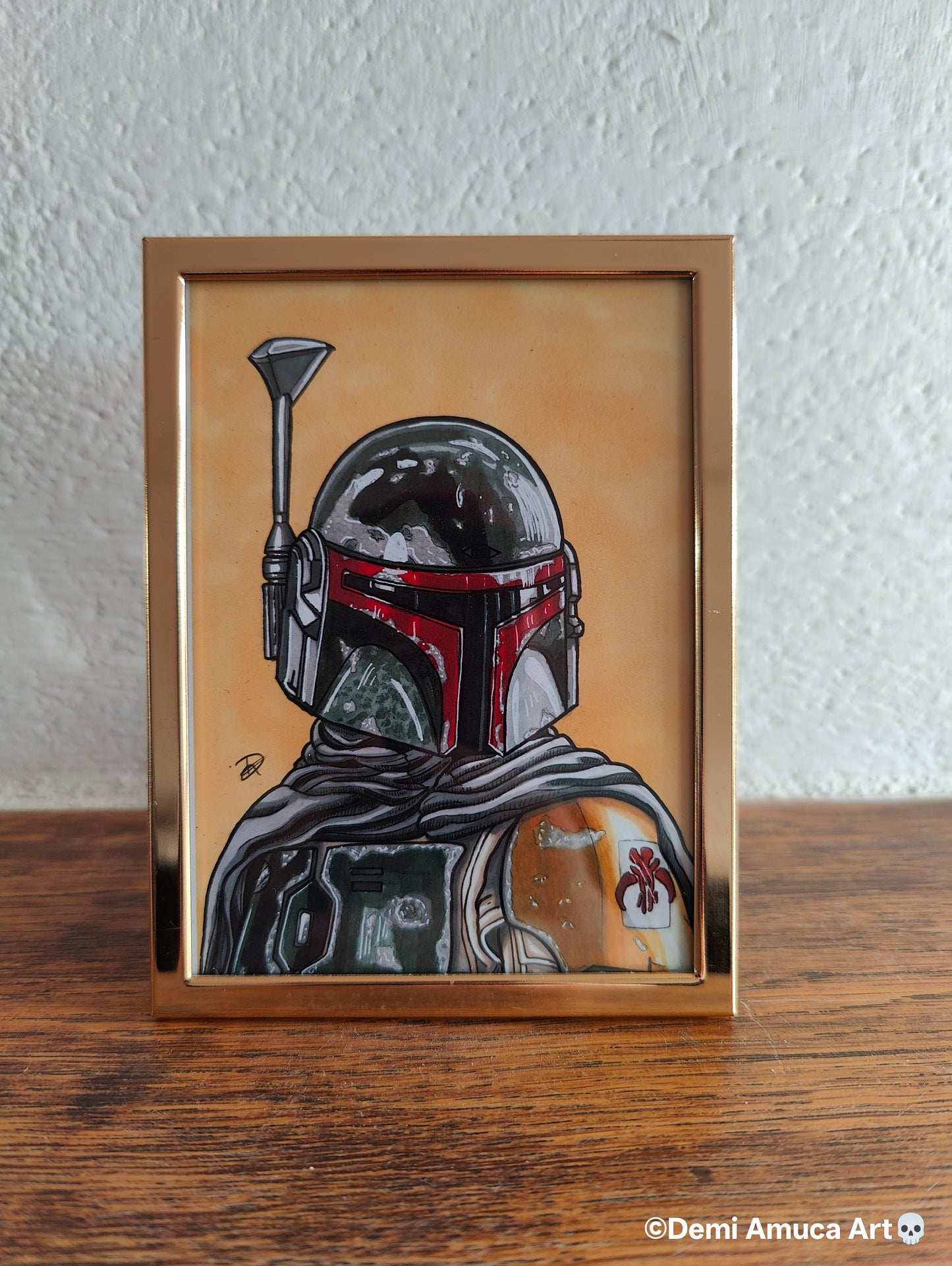 Framed Art Print: Boba Fett