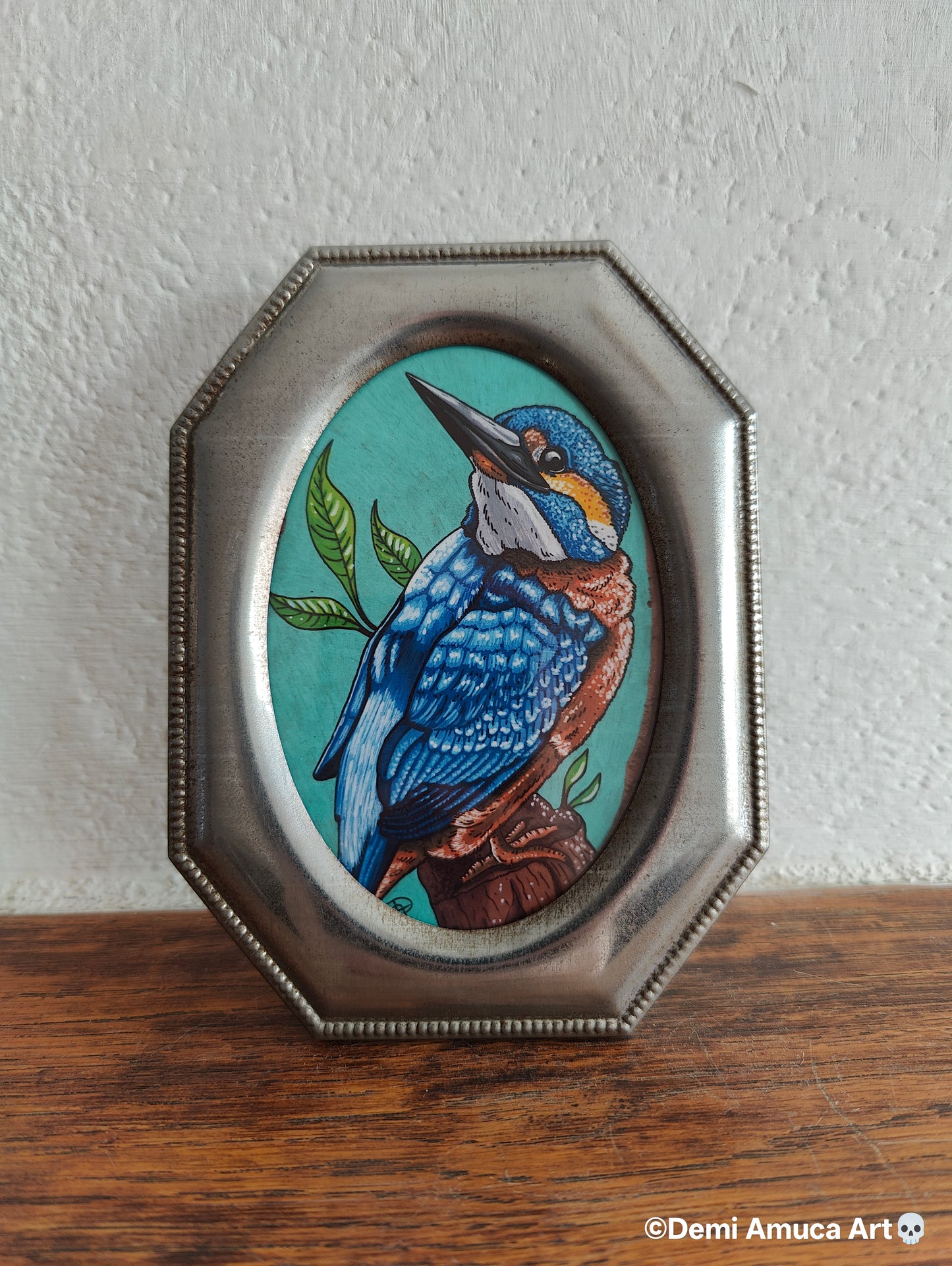 Framed Art Print: King Fisher