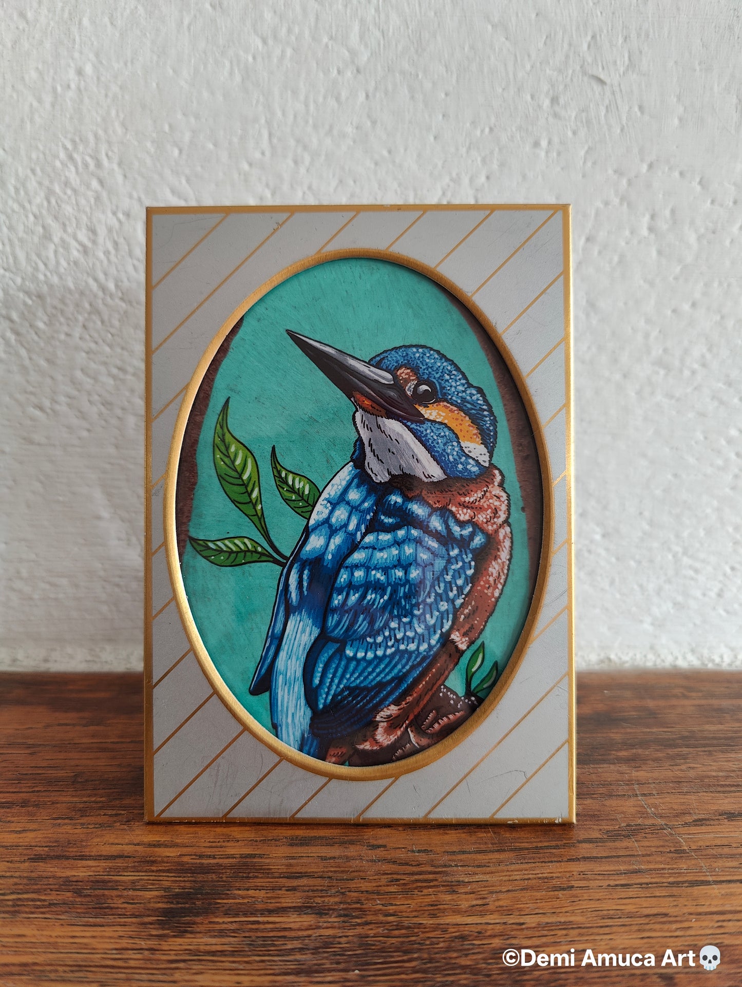 Framed Art Print: King Fisher