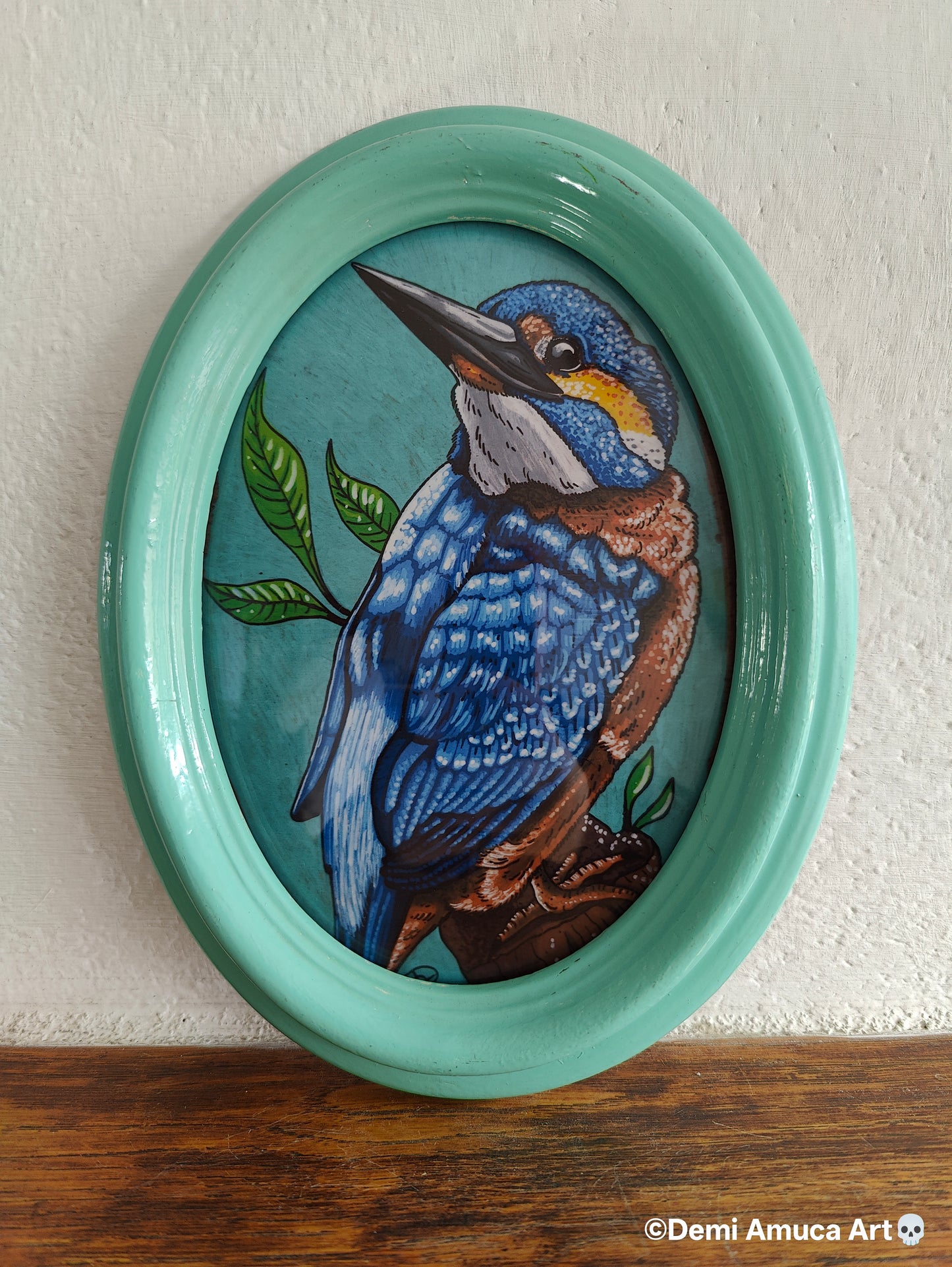Framed Art Print: King Fisher