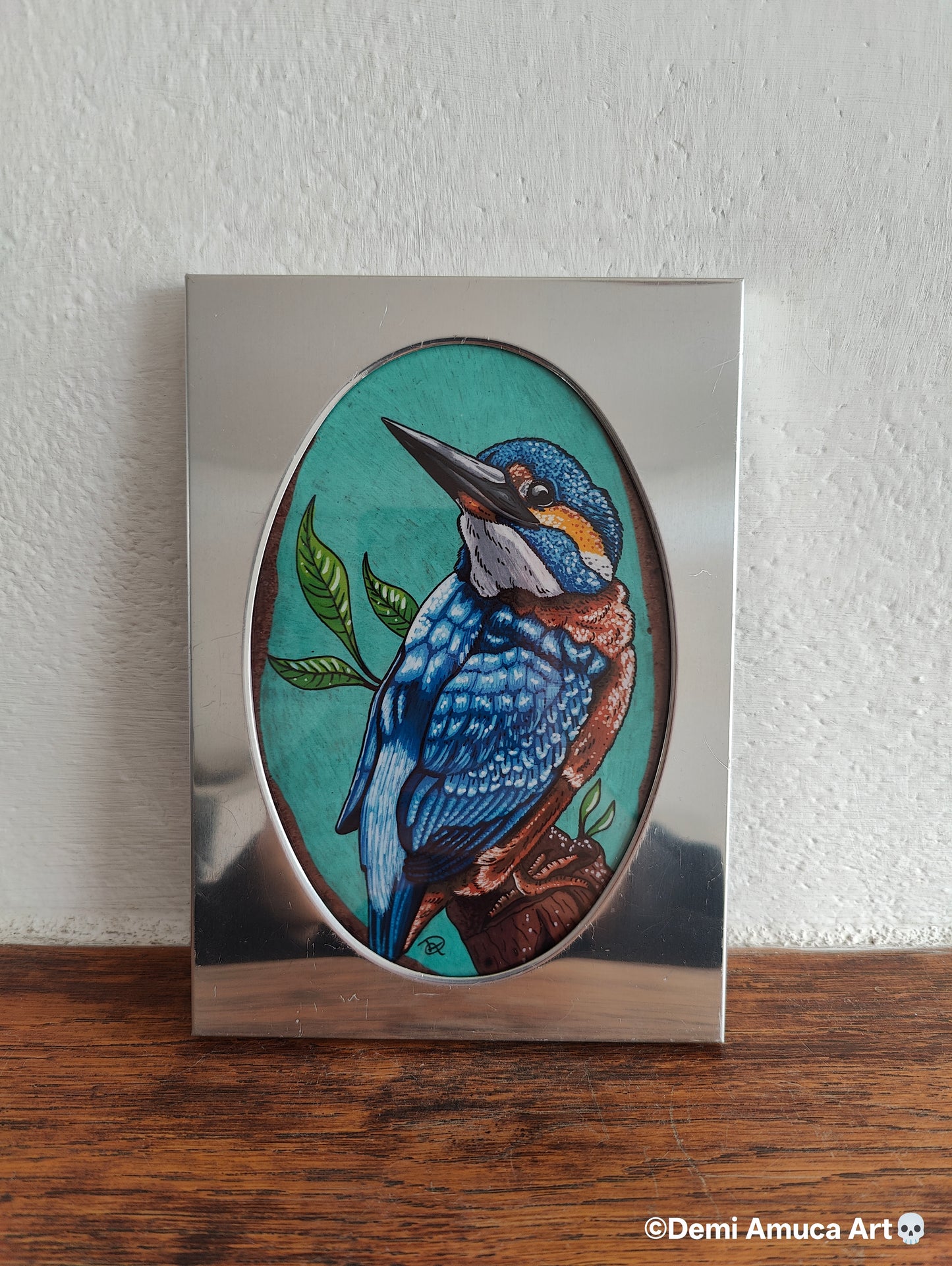 Framed Art Print: King Fisher