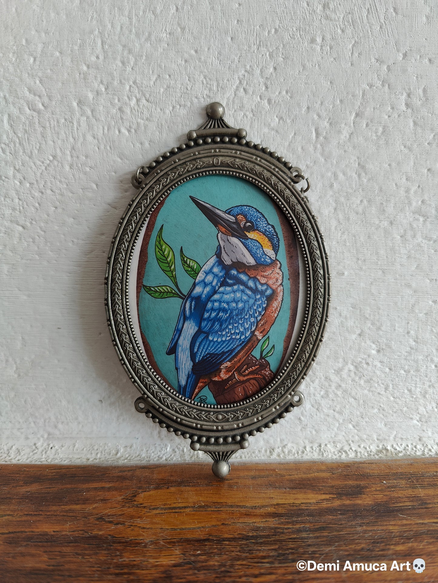 Framed Art Print: King Fisher