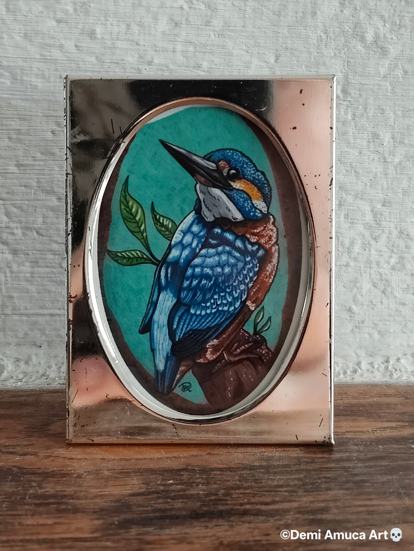 Framed Art Print: King Fisher