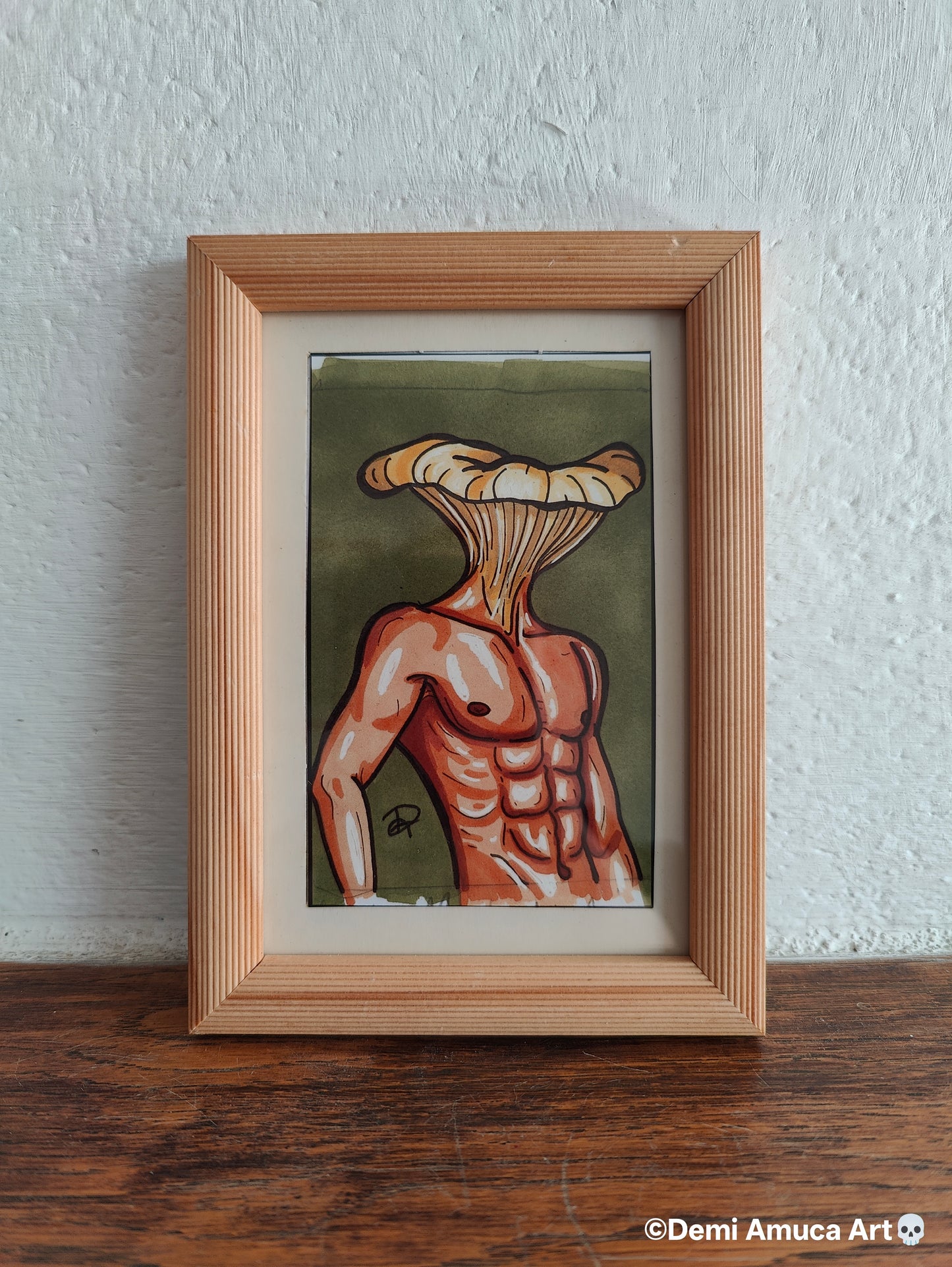 Framed Art Print Chanterelle