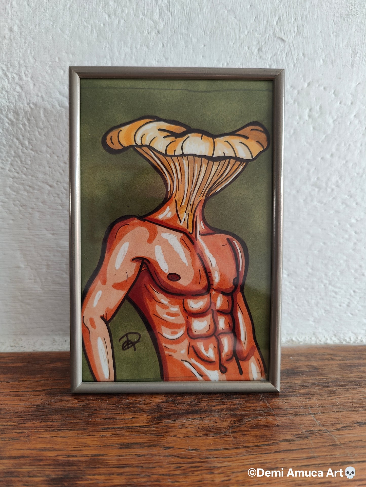 Framed Art Print Chanterelle