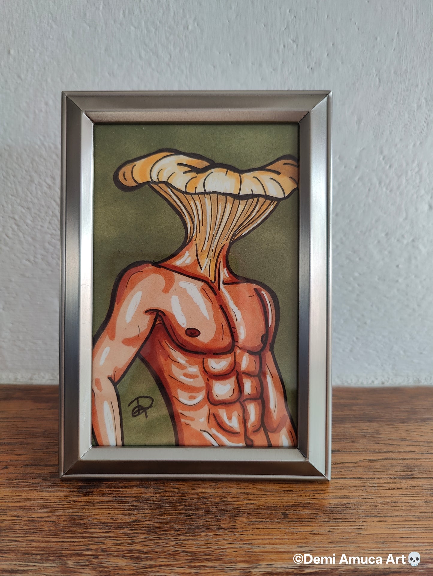 Framed Art Print Chanterelle
