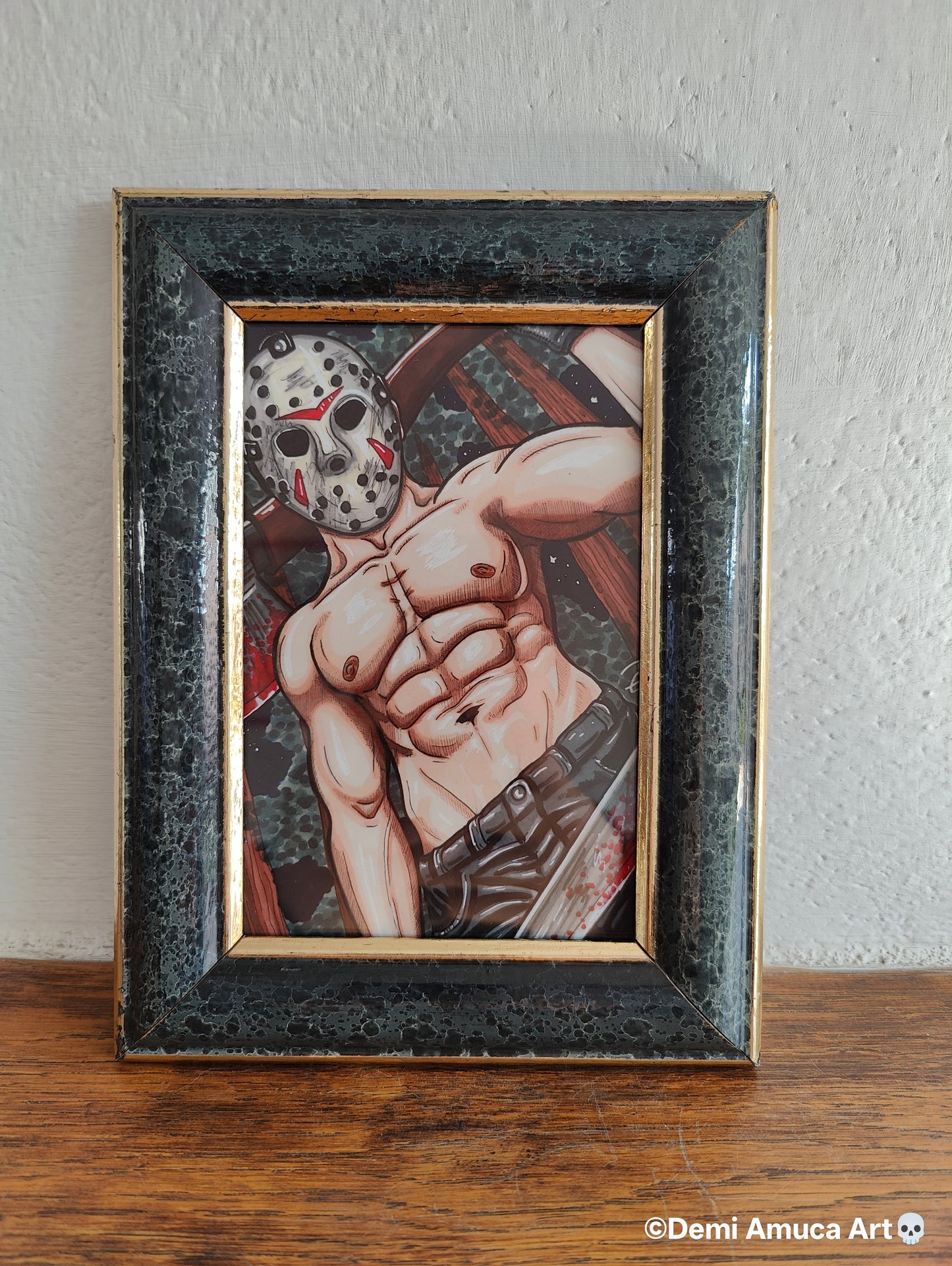 Framed Art Print Jason Voorhees