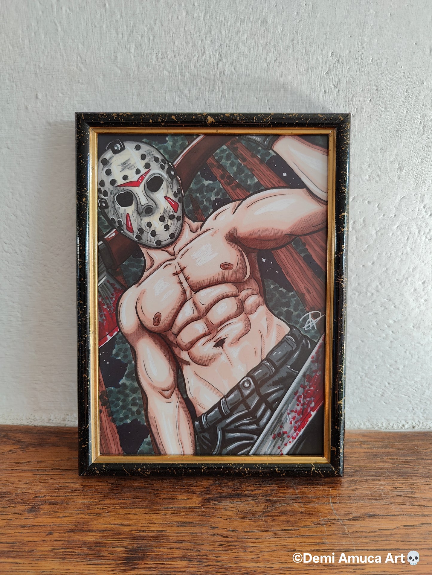 Framed Art Print Jason Voorhees