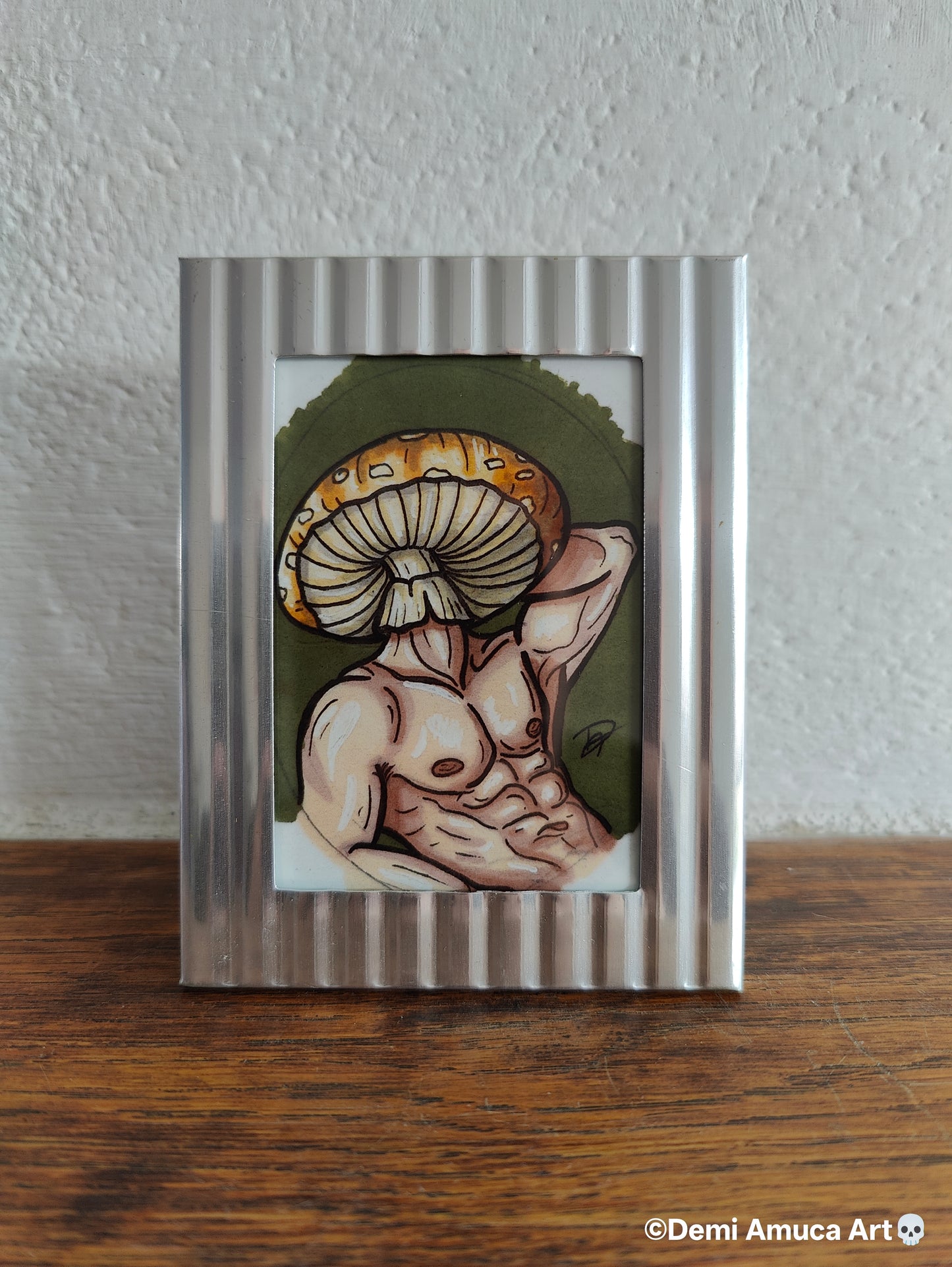 Framed Art Print Deathcap