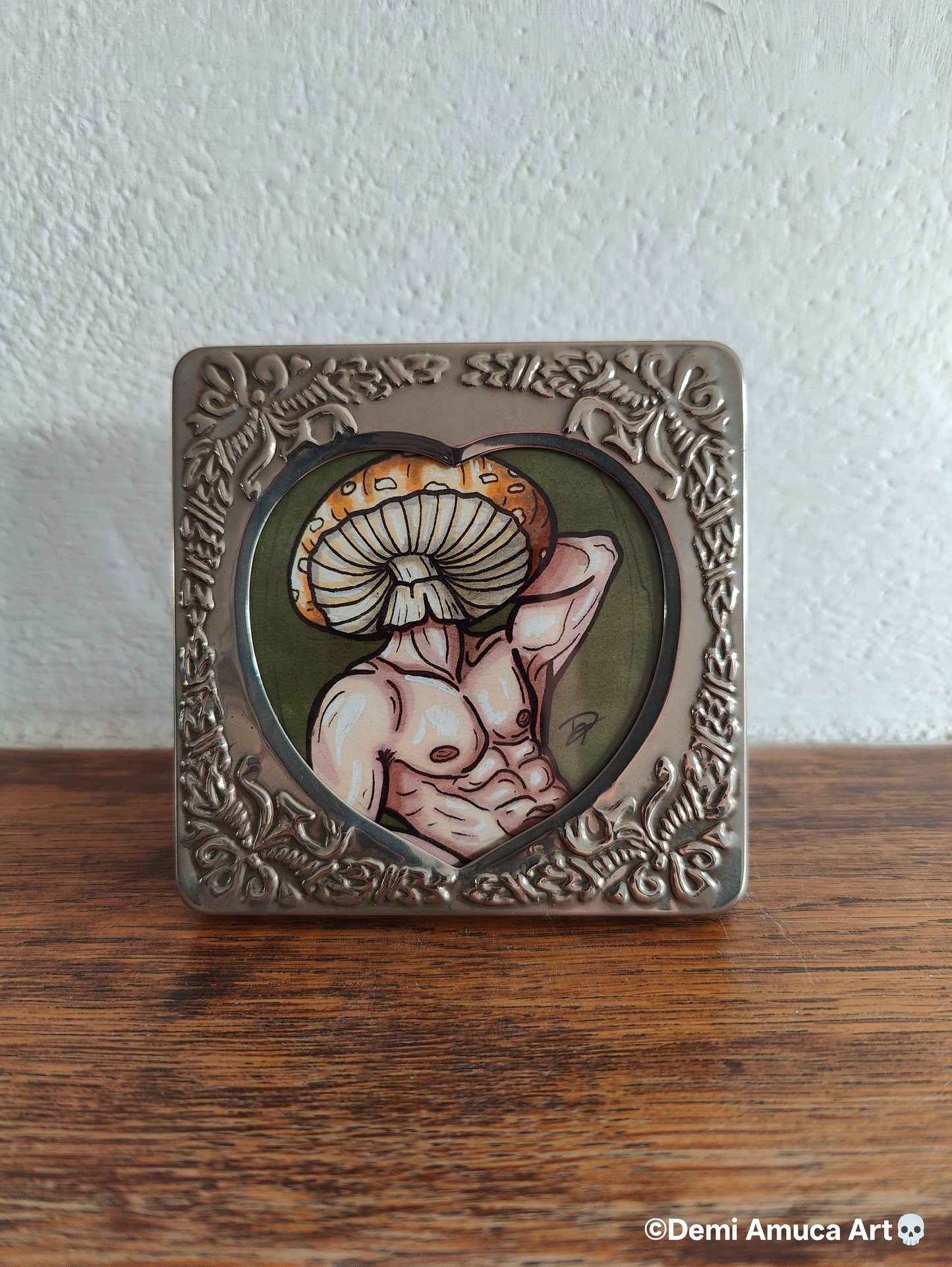 Framed Art Print Deathcap