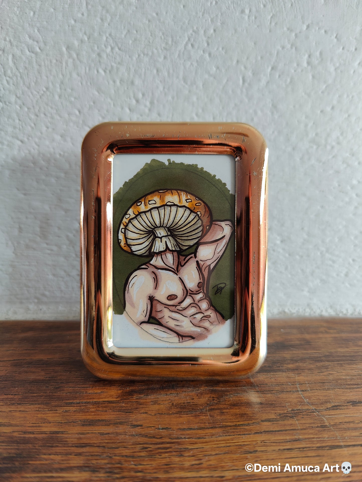 Framed Art Print Deathcap