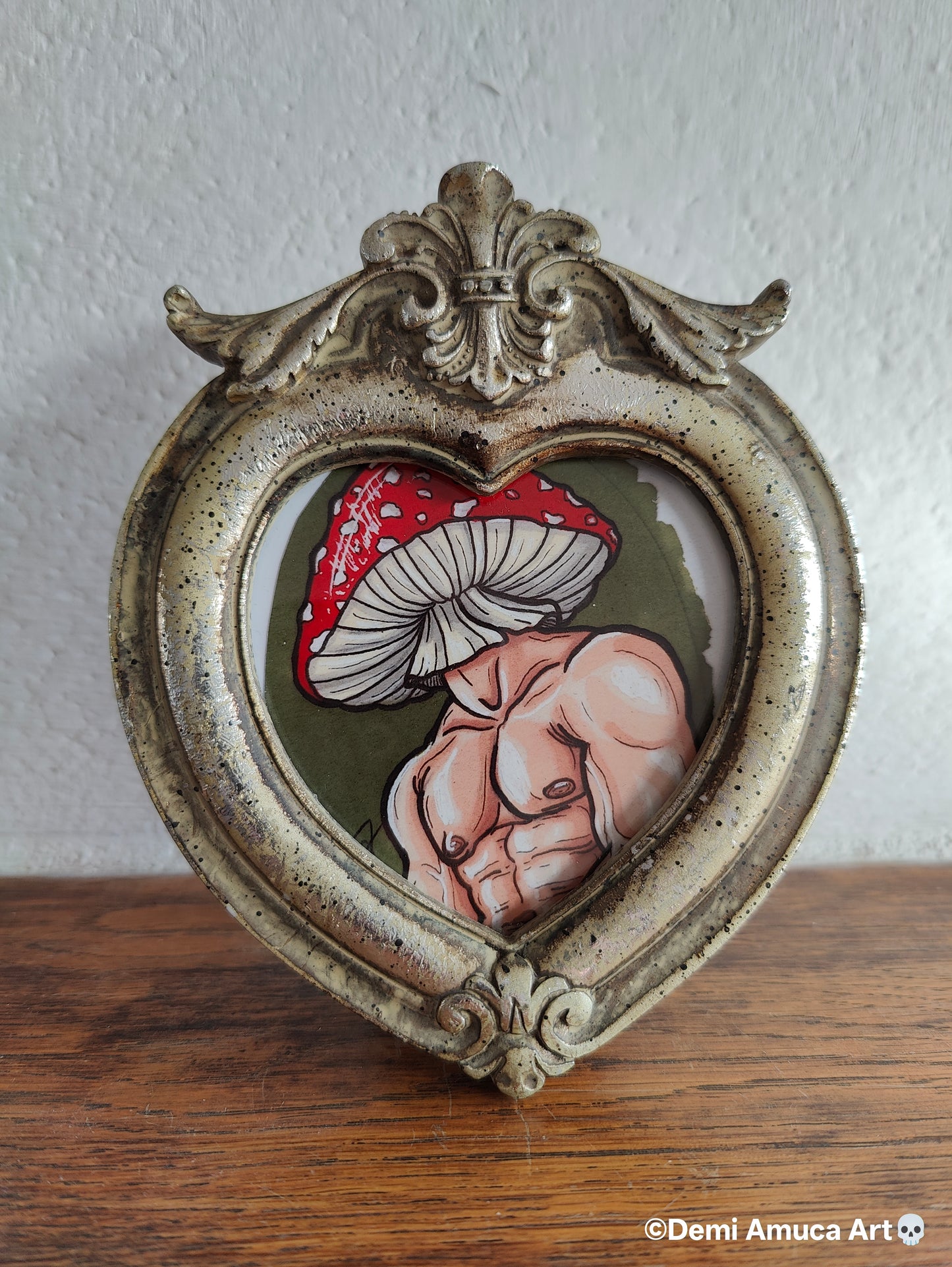 Framed Art Print Amanita Muscaria