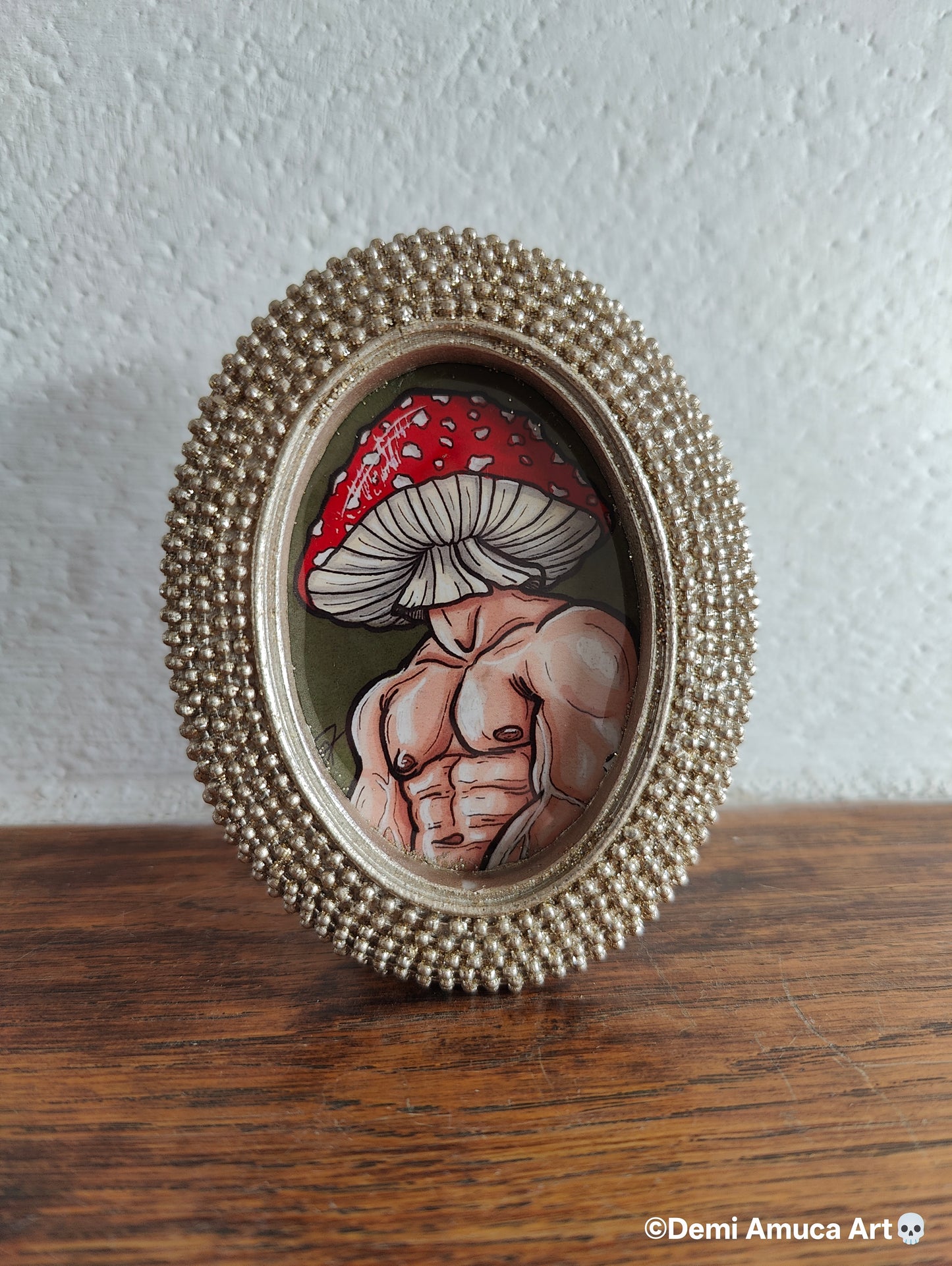 Framed Art Print Amanita Muscaria