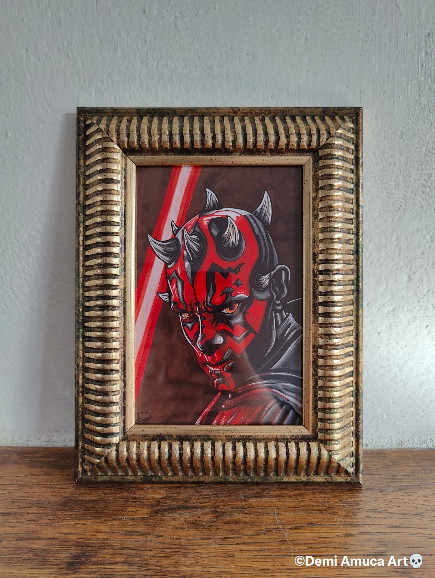 Framed Art Print: Darth Maul