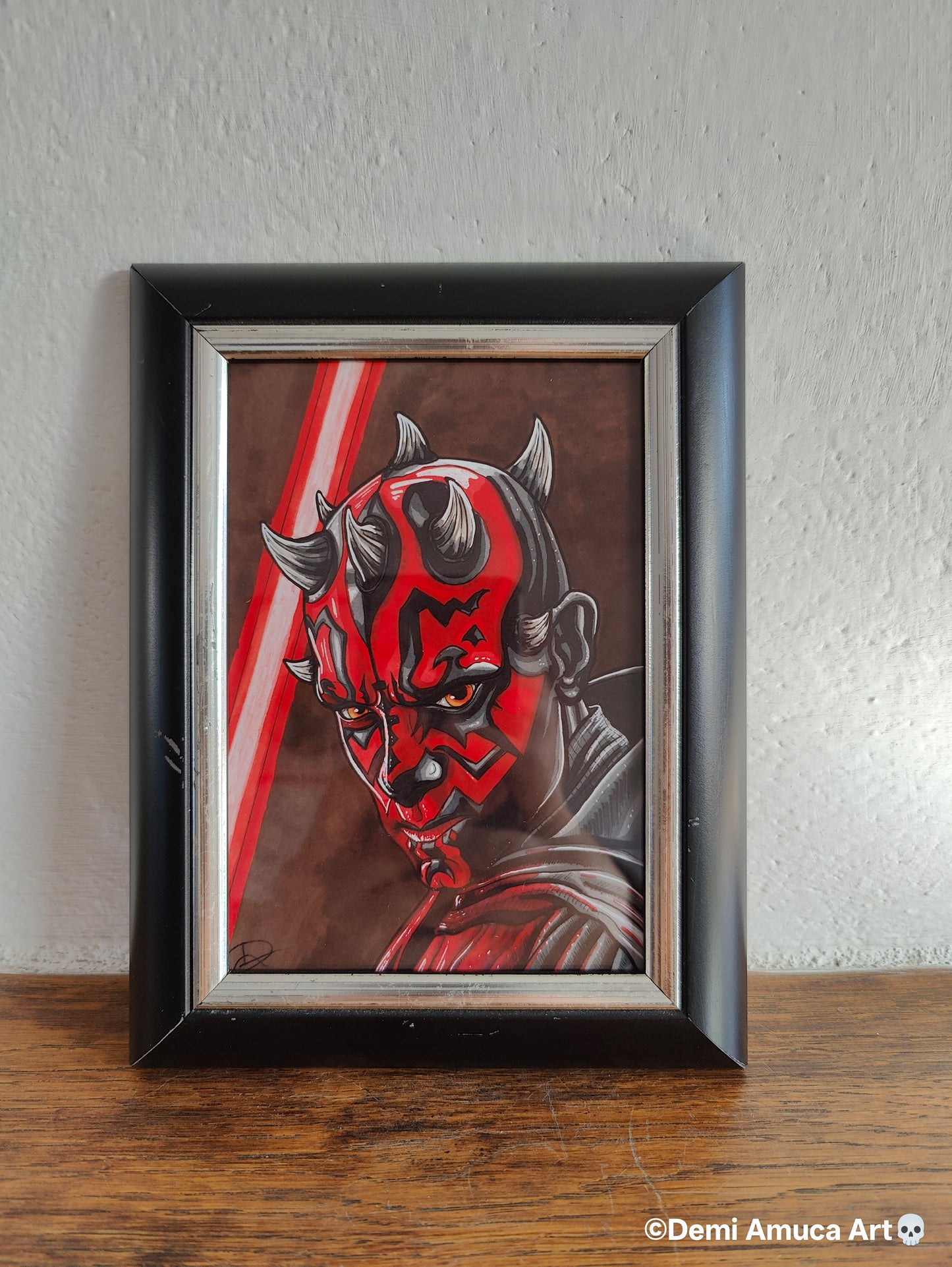 Framed Art Print: Darth Maul