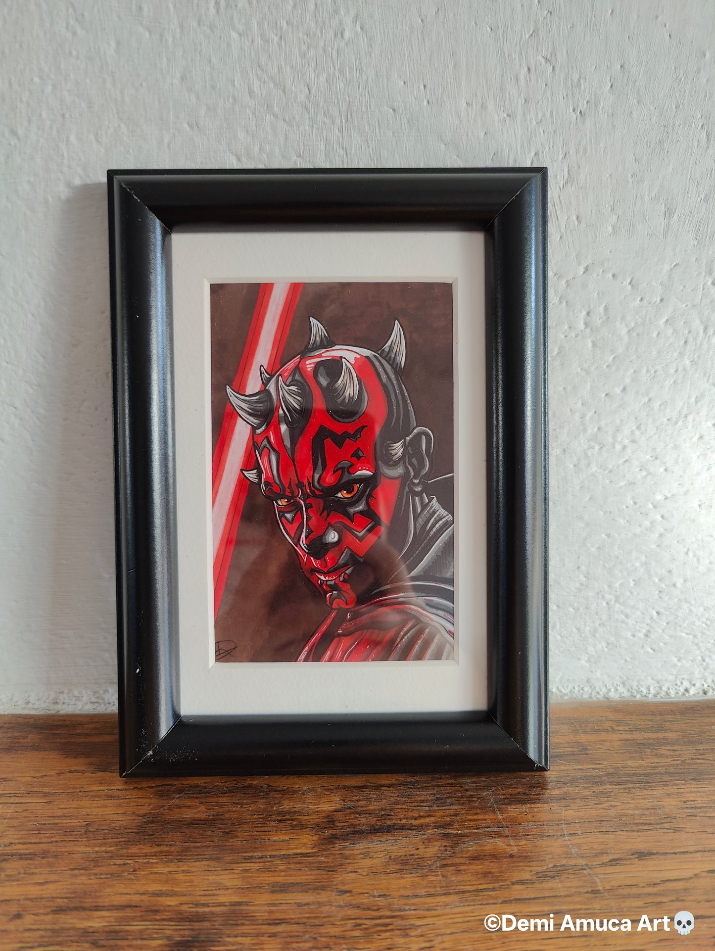 Framed Art Print: Darth Maul