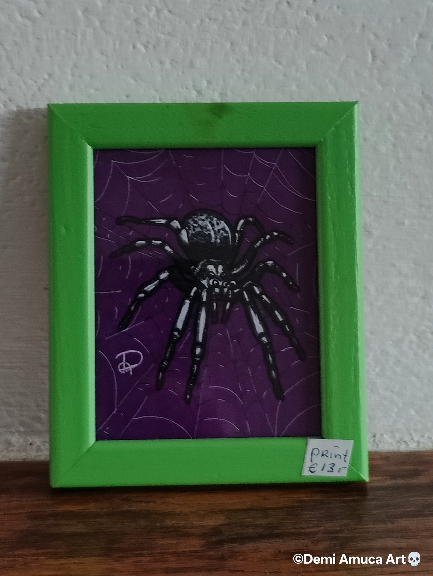 Framed Art Print: Jumping Spiders