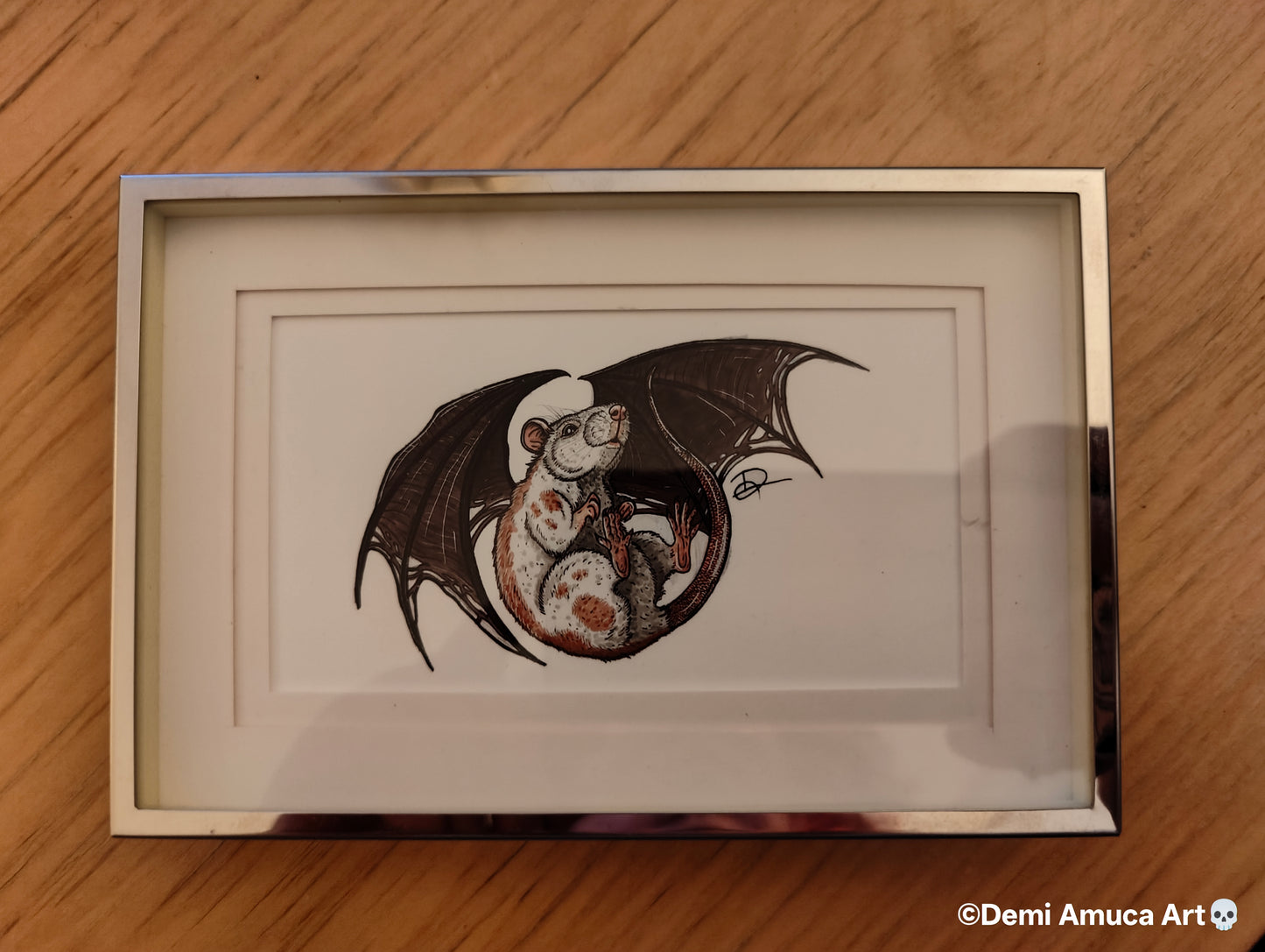 Framed Art Print Batrat 2.0