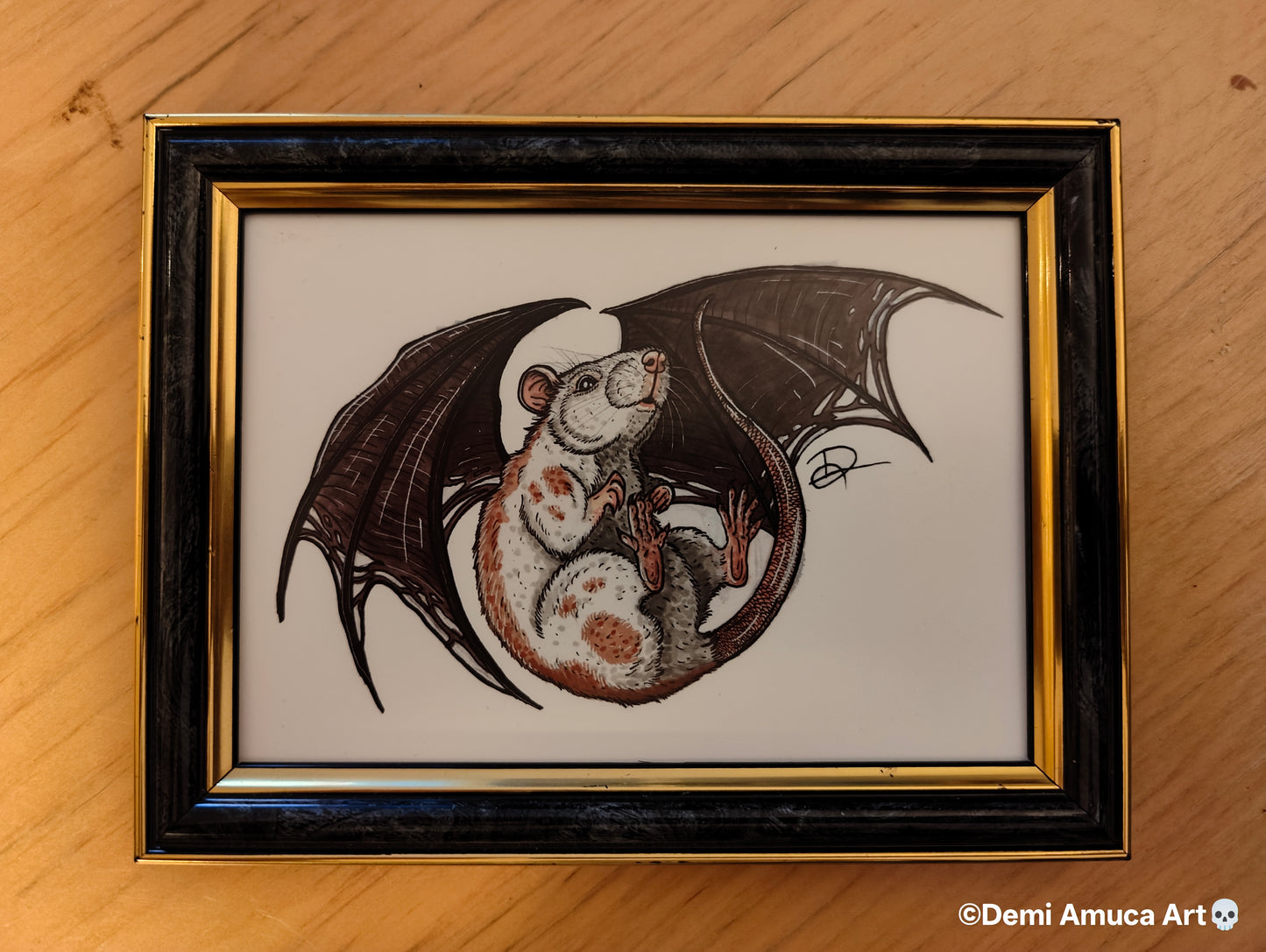 Framed Art Print Batrat 2.0