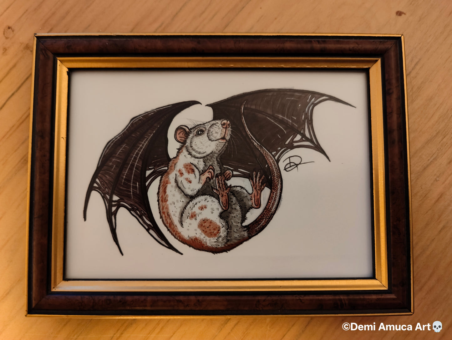 Framed Art Print Batrat 2.0
