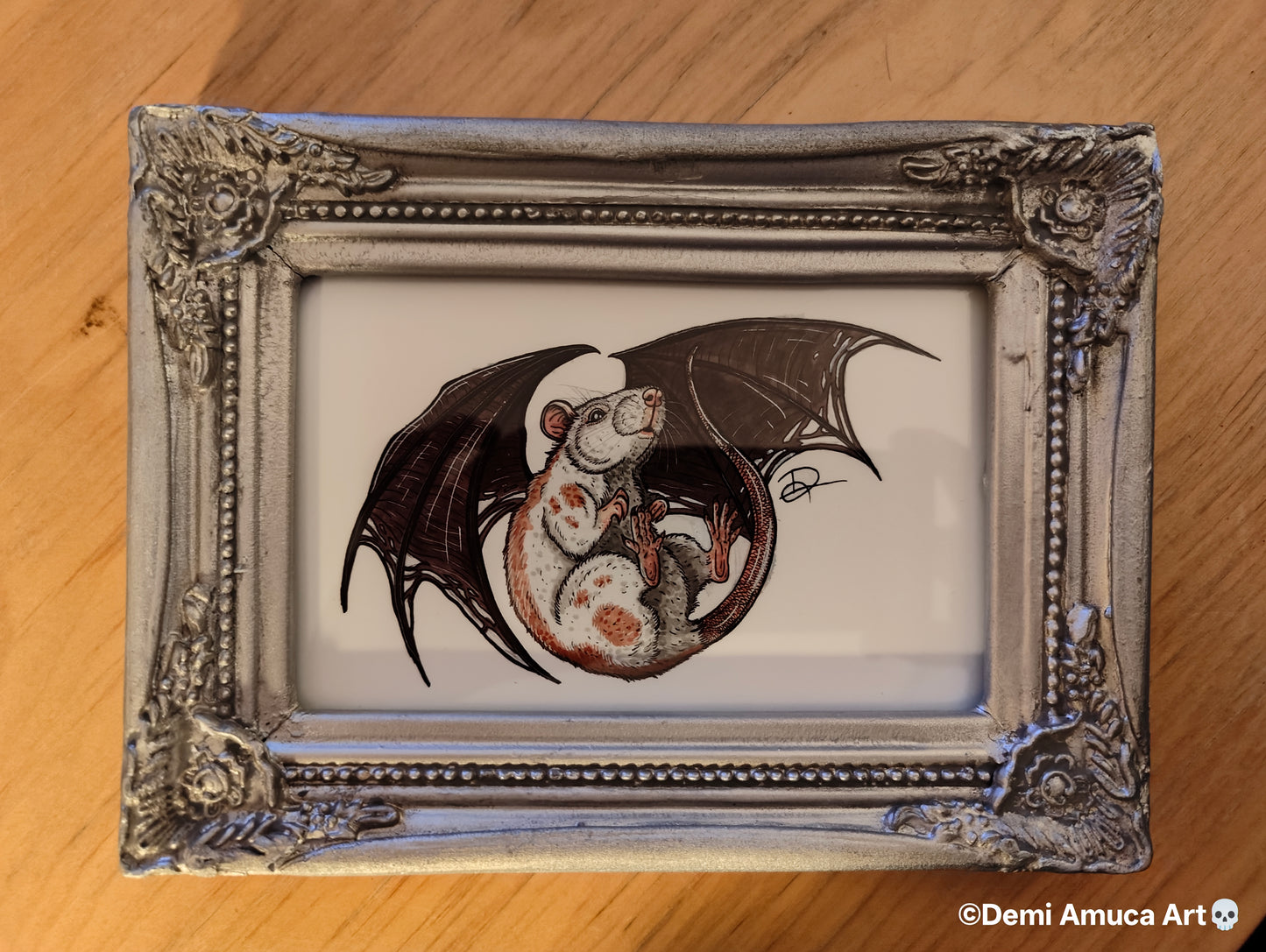 Framed Art Print Batrat 2.0