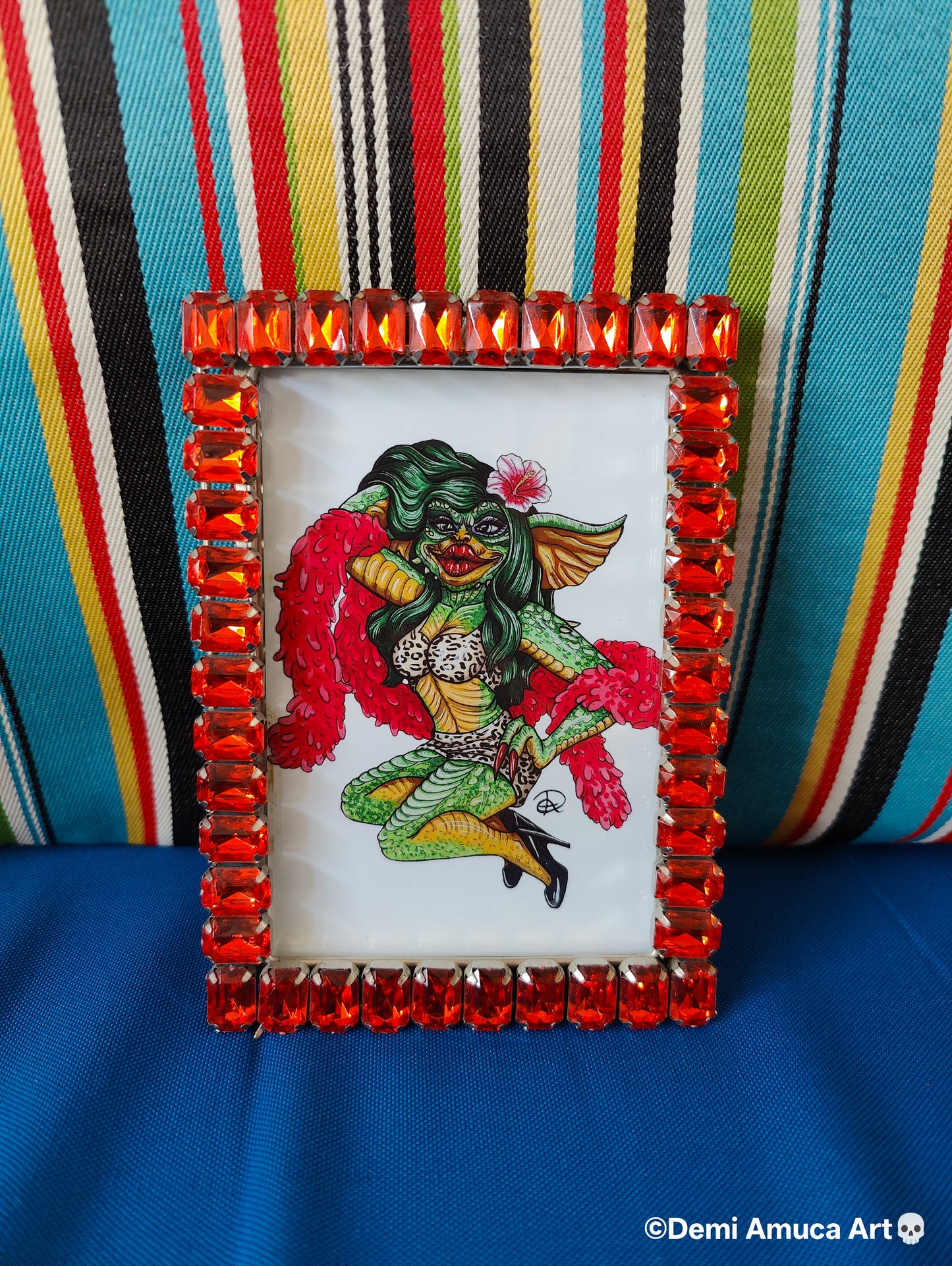 Framed Art Print Greta Gremlin