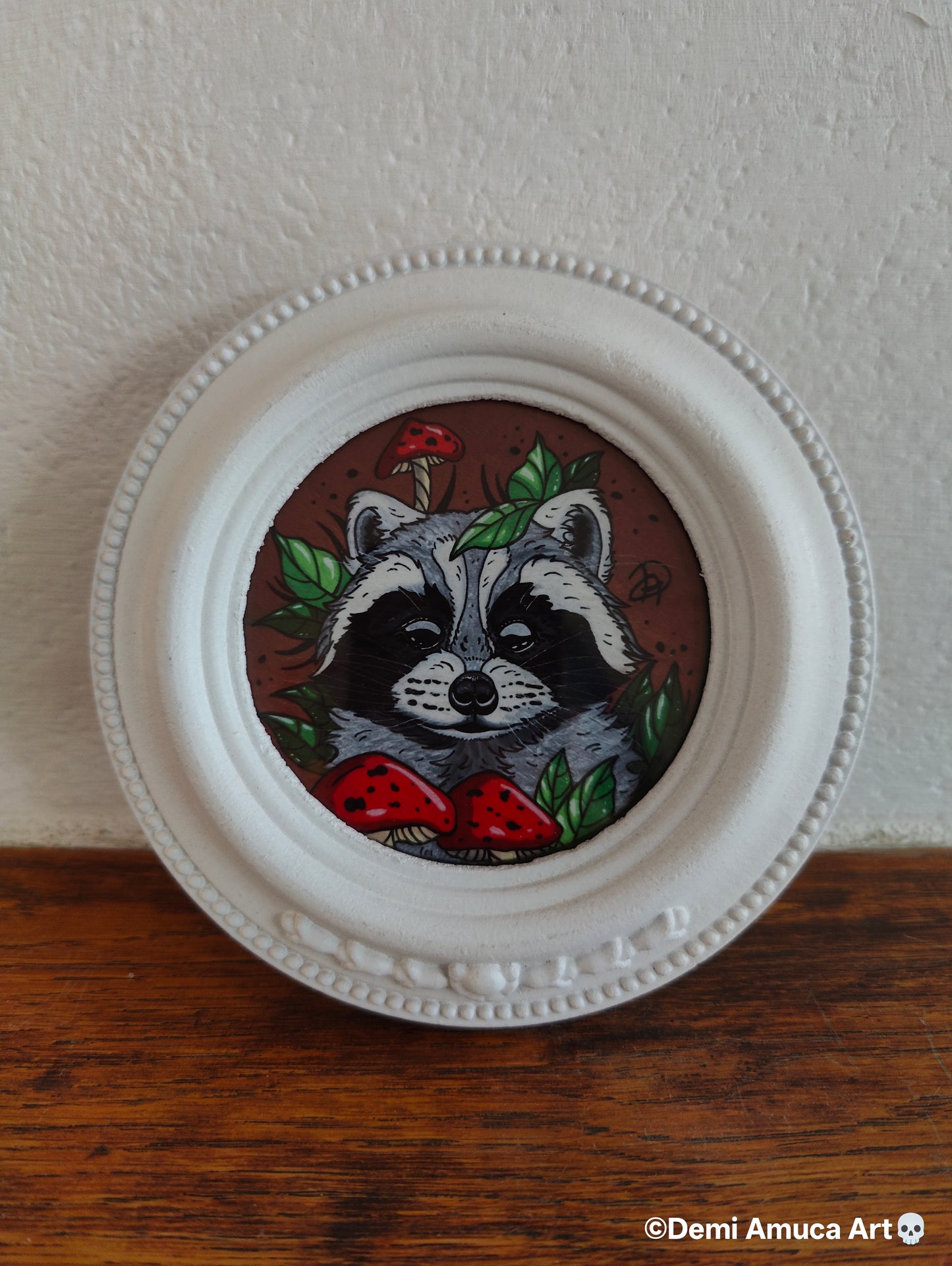 Framed Art Print: Raccoon