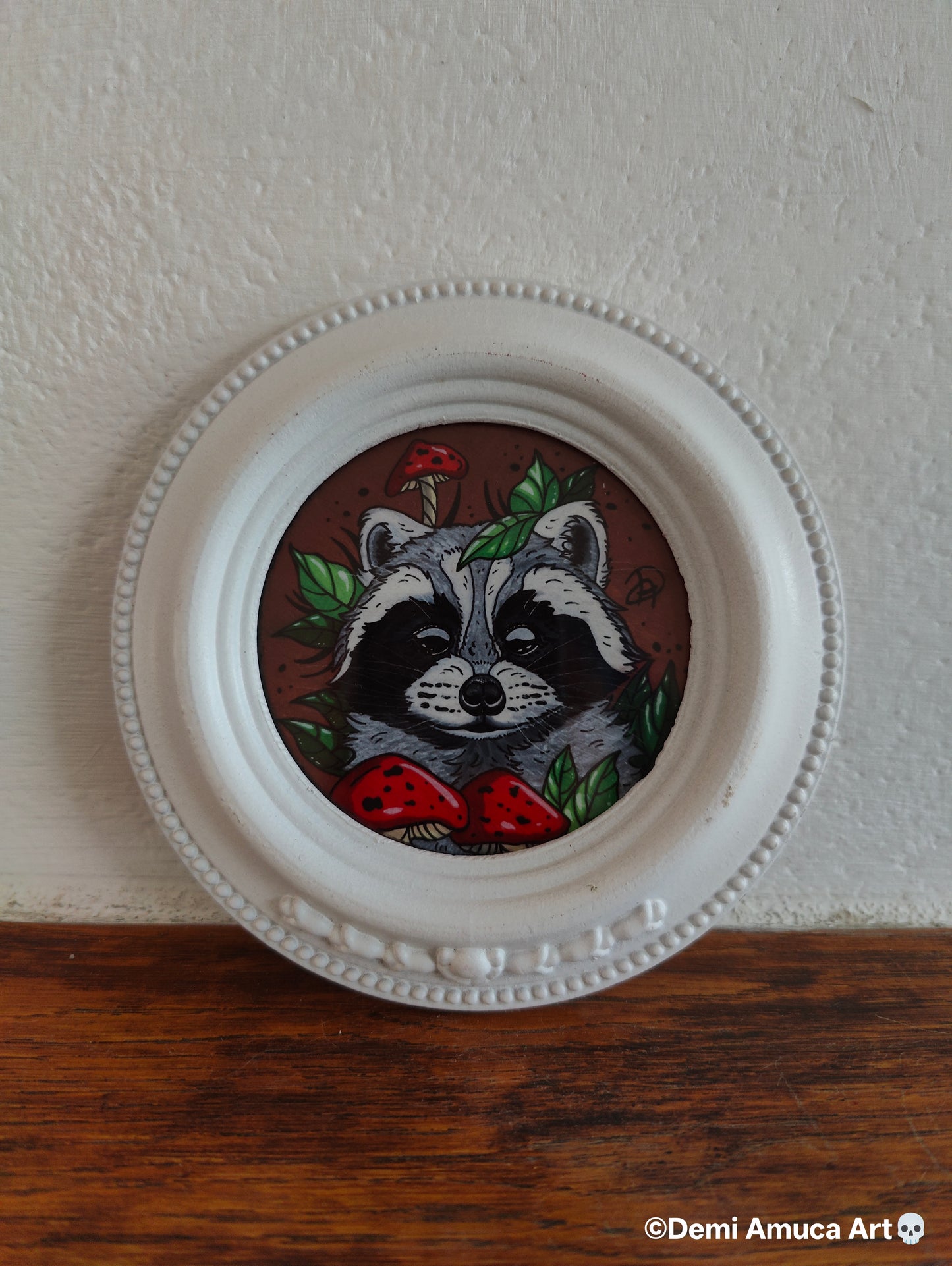 Framed Art Print: Raccoon