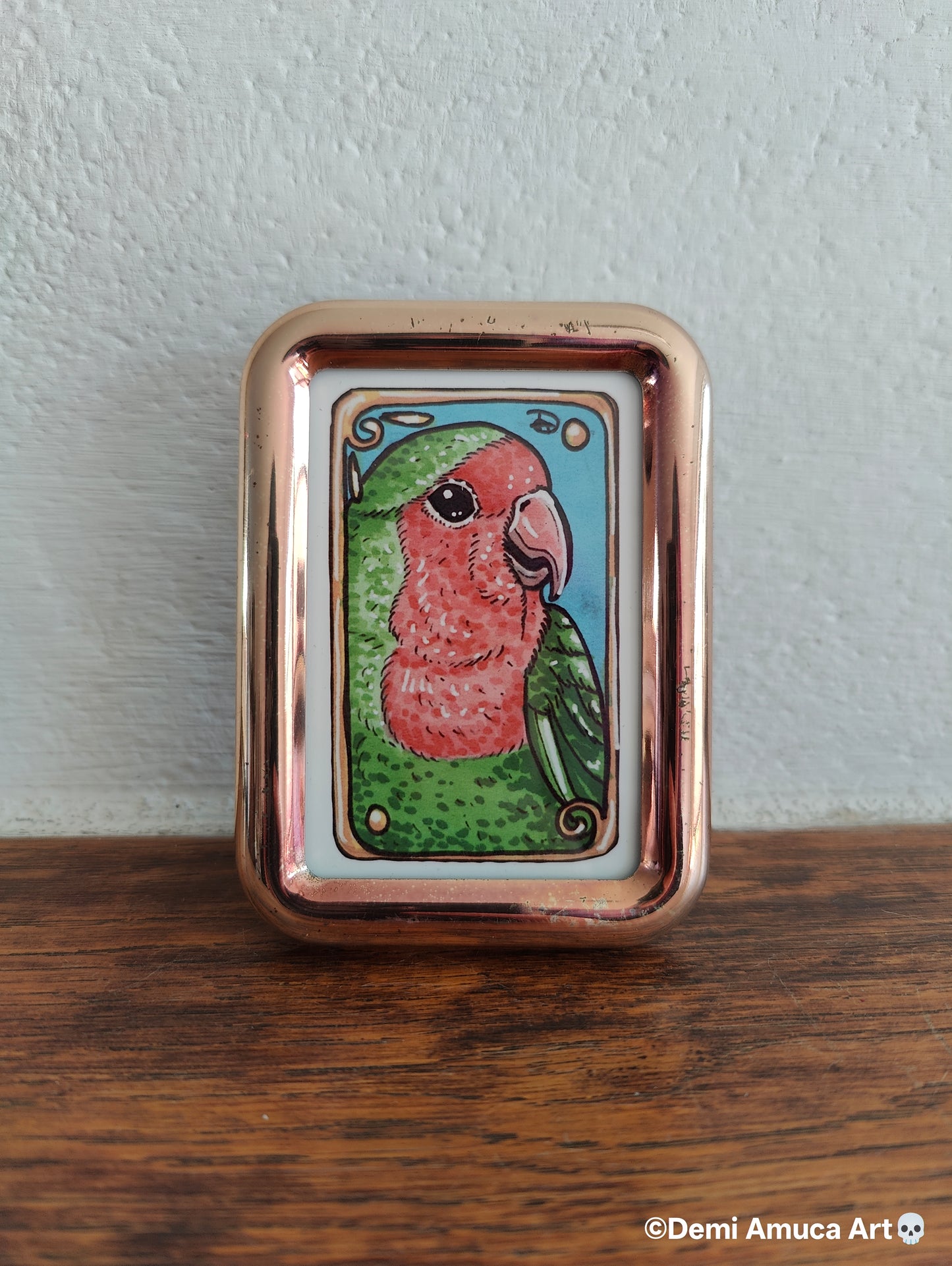 Framed Art Print: Lovebird