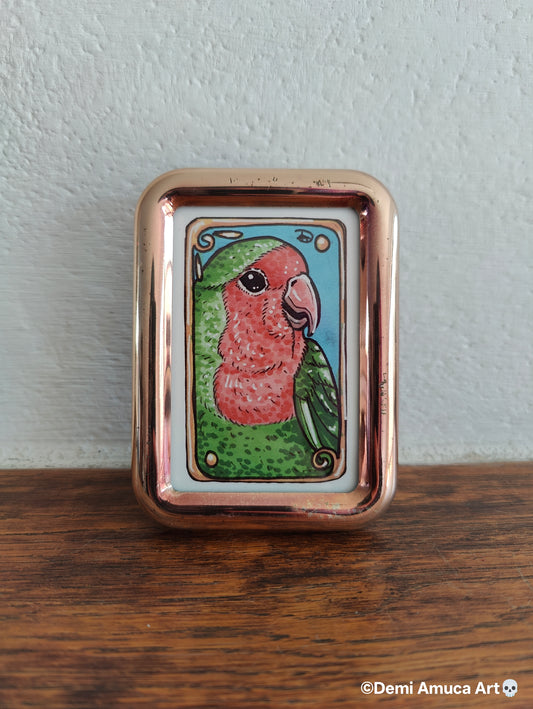 Framed Art Print: Lovebird