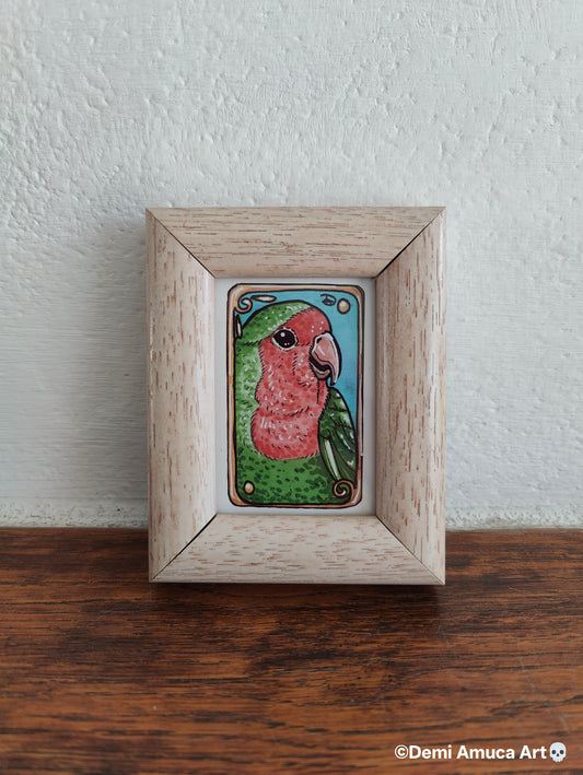 Framed Art Print: Lovebird